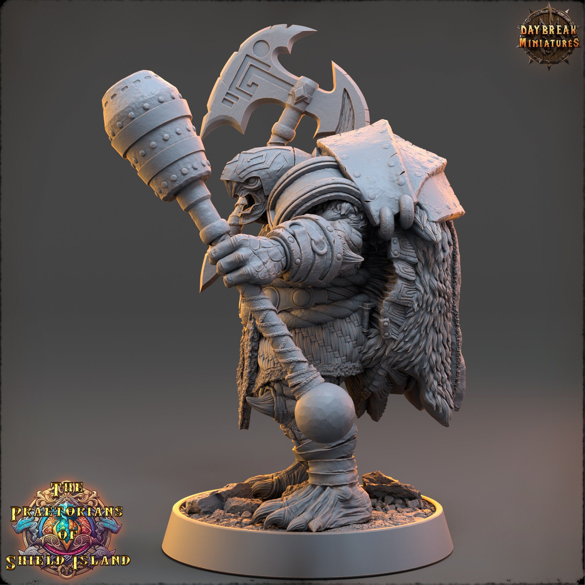 Tribe warriors - Bazo - The Praetorians of Shield Island , Pathfinder, Dungeons & Dragons