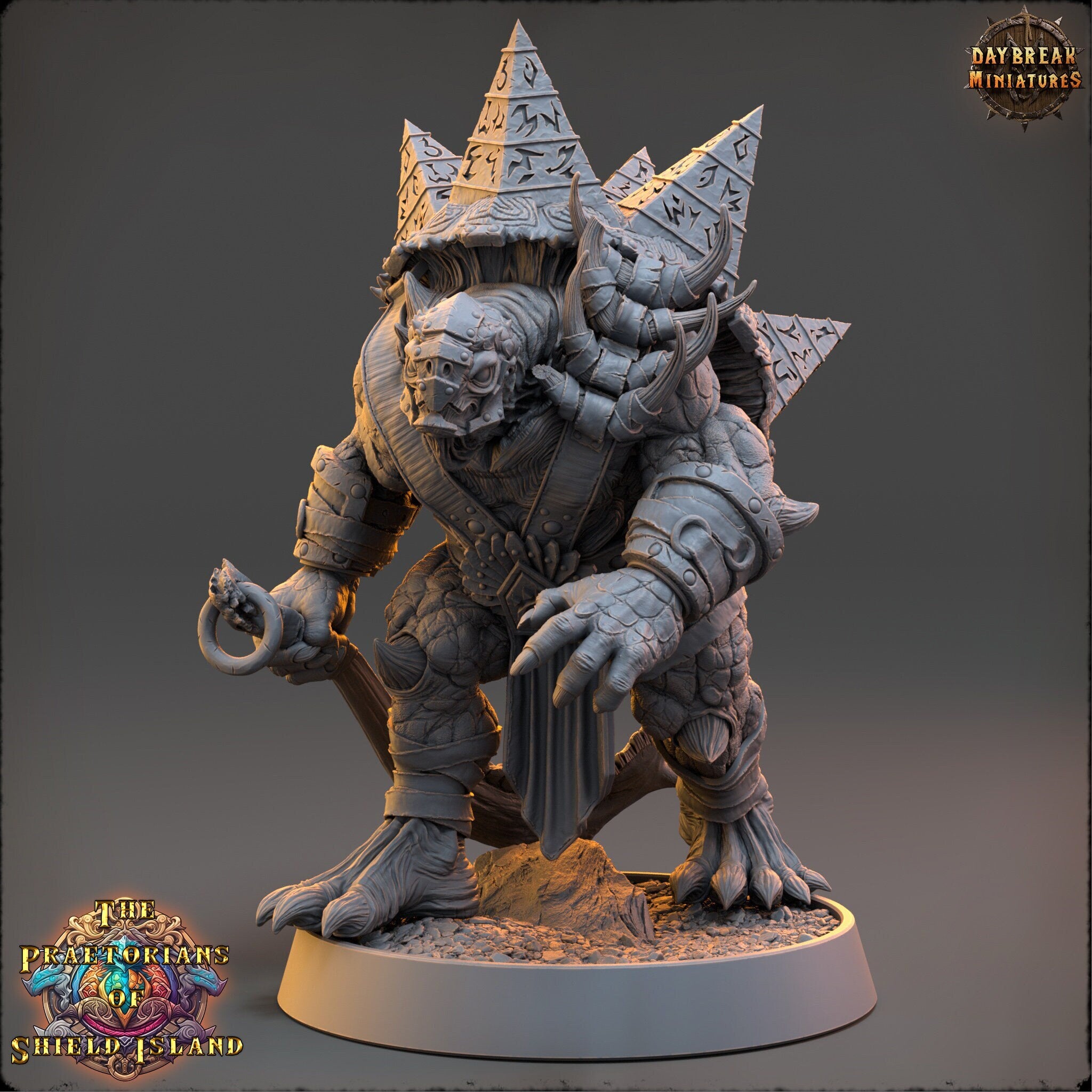 Tribe warriors - Mermat - The Praetorians of Shield Island , Pathfinder, Dungeons & Dragons