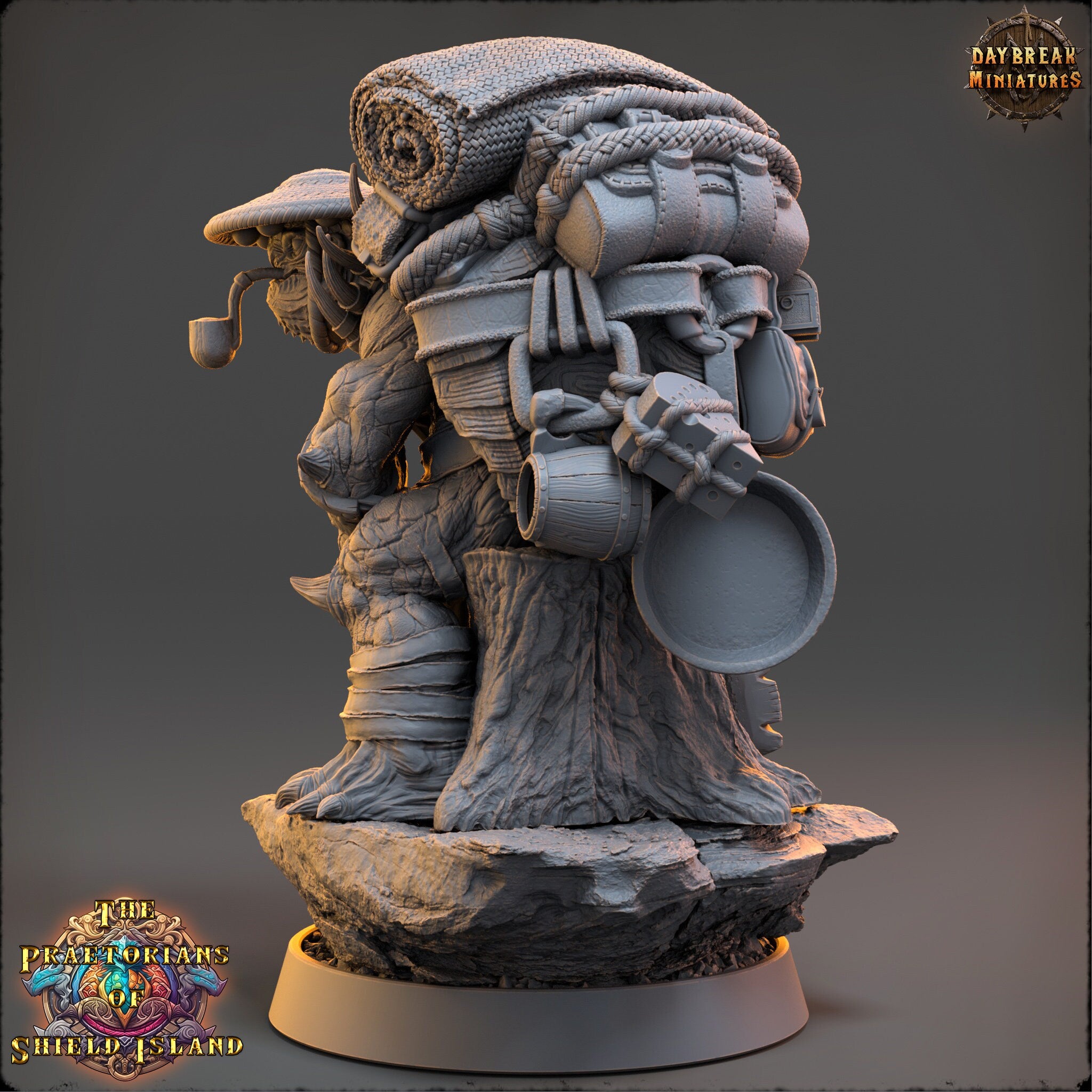Tribe warriors - Ubac - The Praetorians of Shield Island , Pathfinder, Dungeons & Dragons