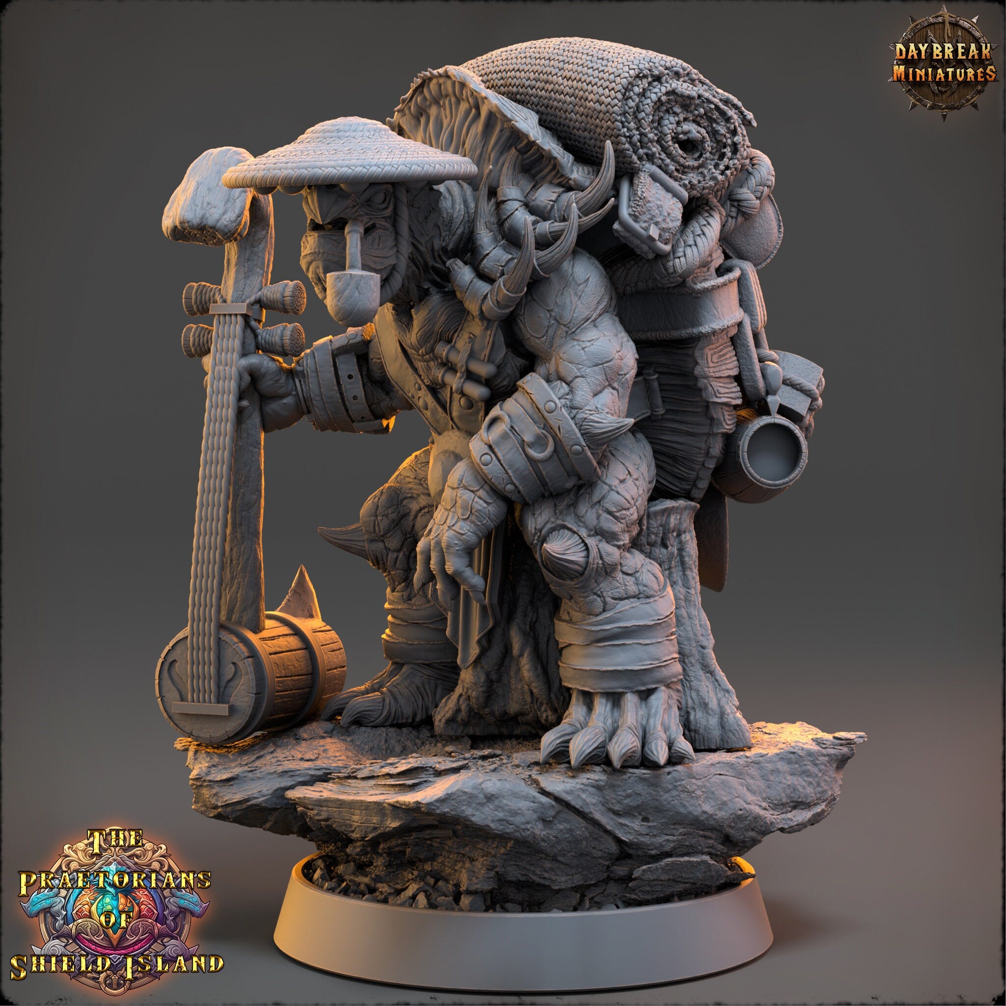 Tribe warriors - Ubac - The Praetorians of Shield Island , Pathfinder, Dungeons & Dragons