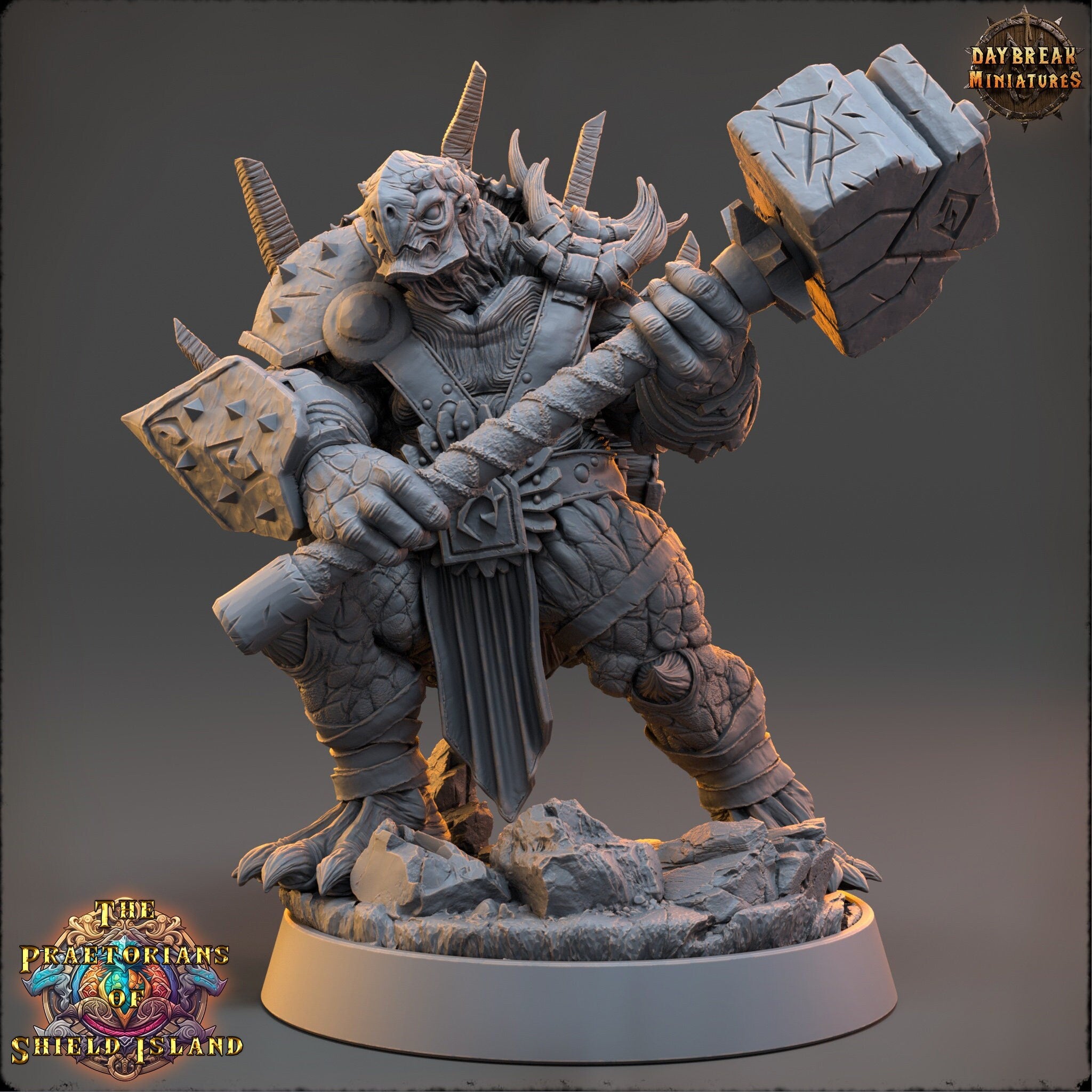 Tribe warriors - Mannyg - The Praetorians of Shield Island , Pathfinder, Dungeons & Dragons
