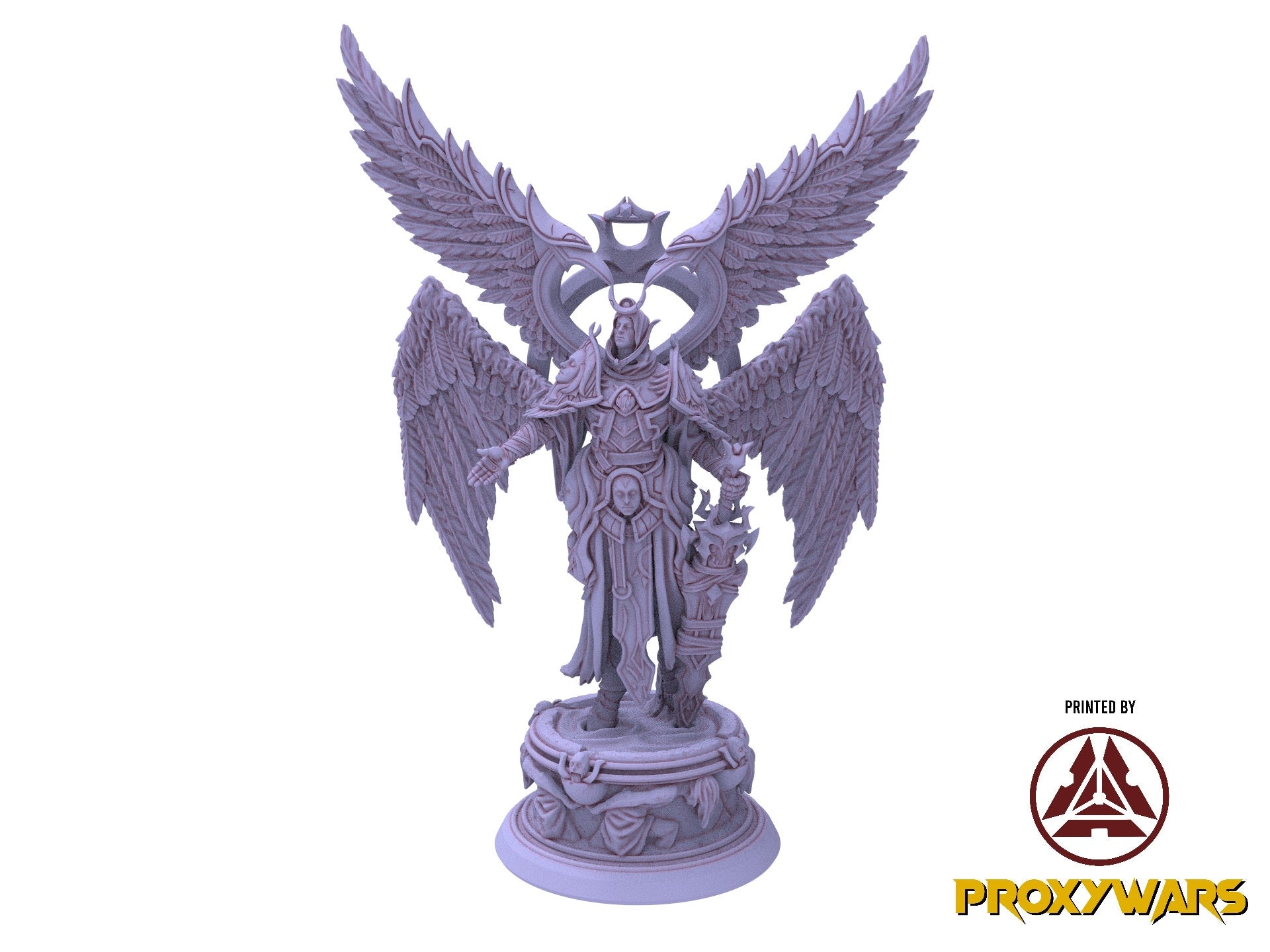 Shadowbound Knights - Boss - Dark Seraph, The Nightfall Cult, Ennemy, Flesh of Gods, for Wargames, Dungeons & Dragons TTRPG