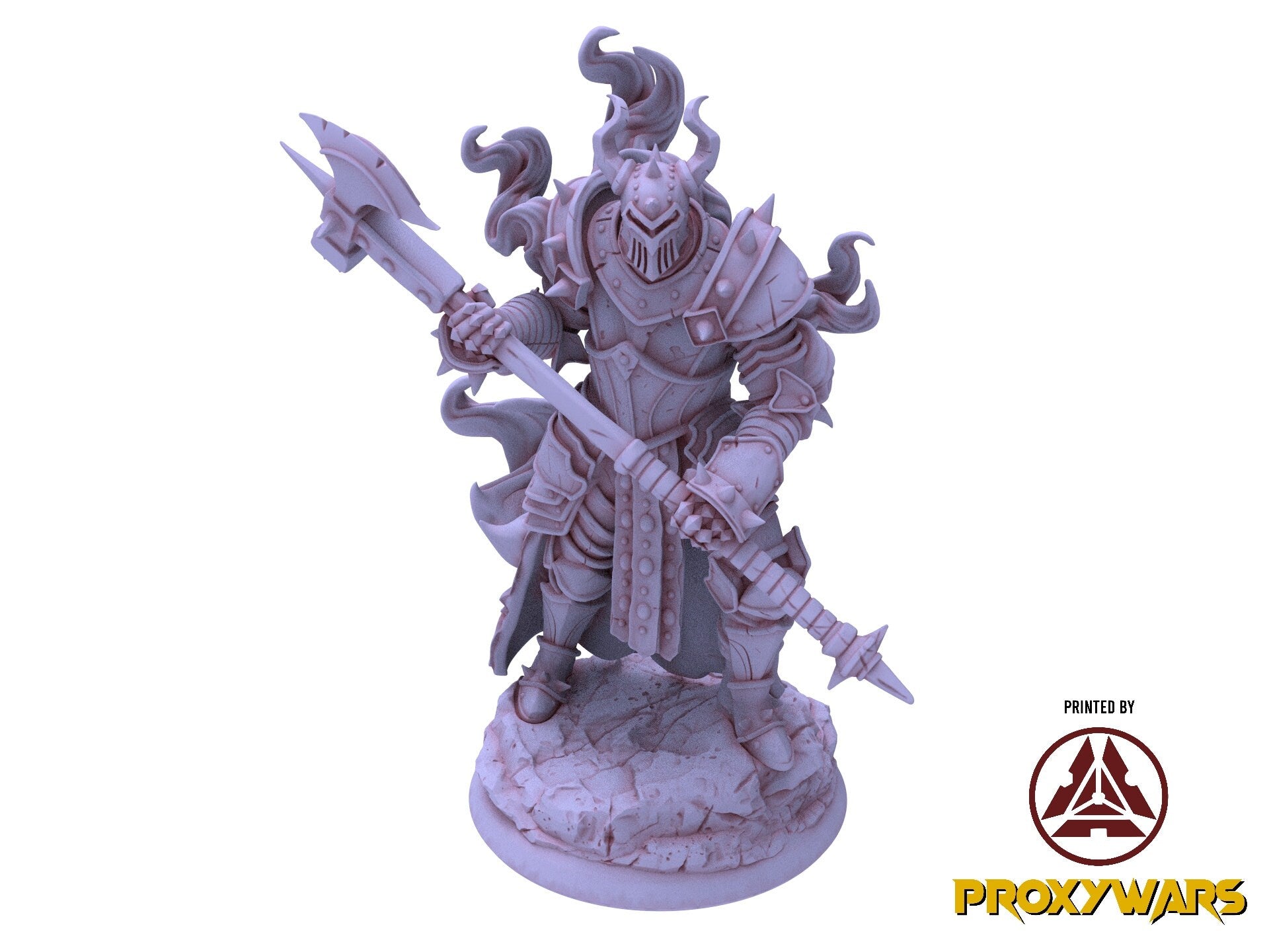 Shadowbound Knights - Umbral Sentinel 01, The Nightfall Cult, Ennemy, Flesh of Gods, for Wargames, Dungeons & Dragons TTRPG