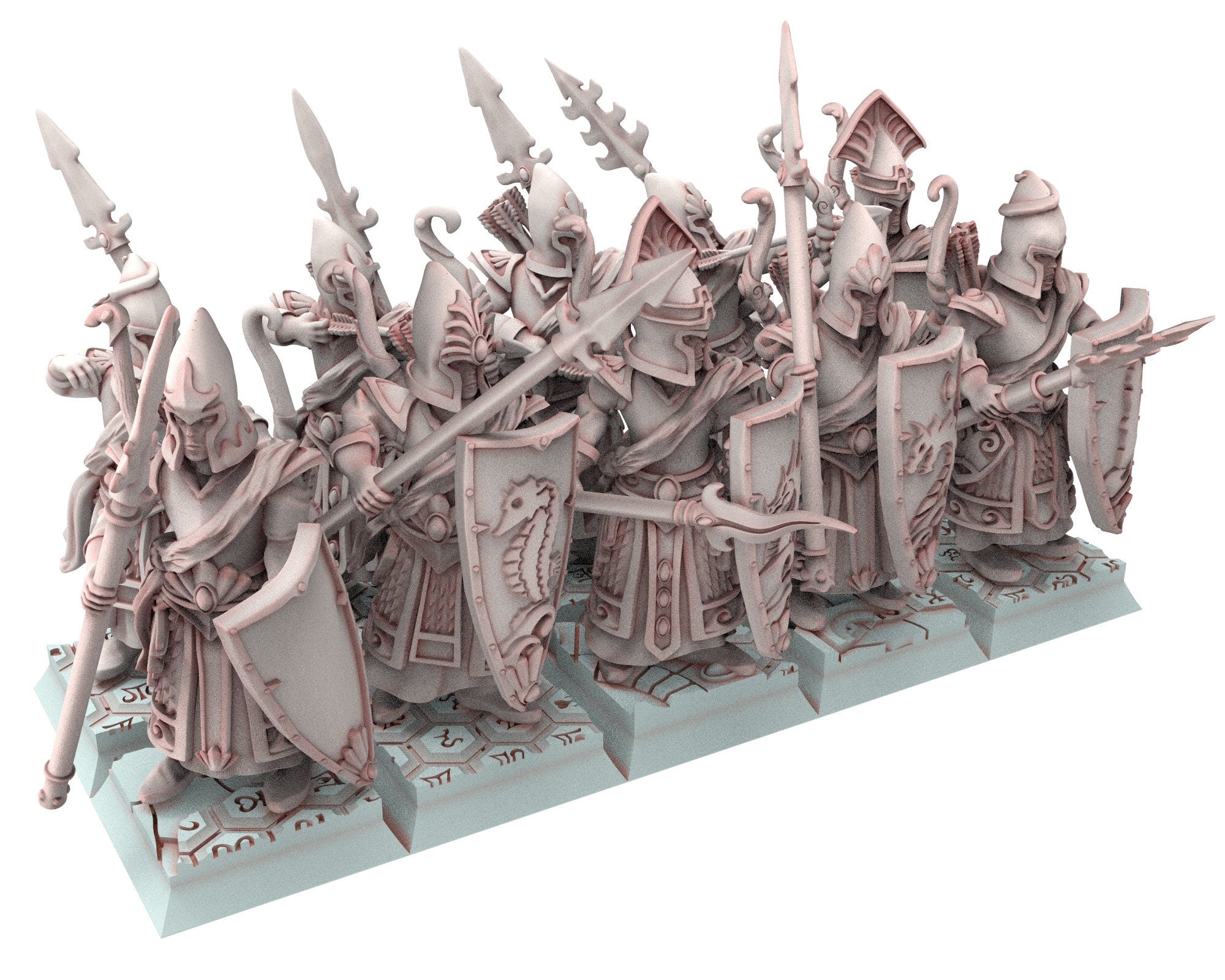 Hight Elves - 28mm Bowmen militia unit, Fantasy elves, Insular Kingdom eldar usable for 9th Age, Fantasy Battle, Oldhammer, King of war, D&D