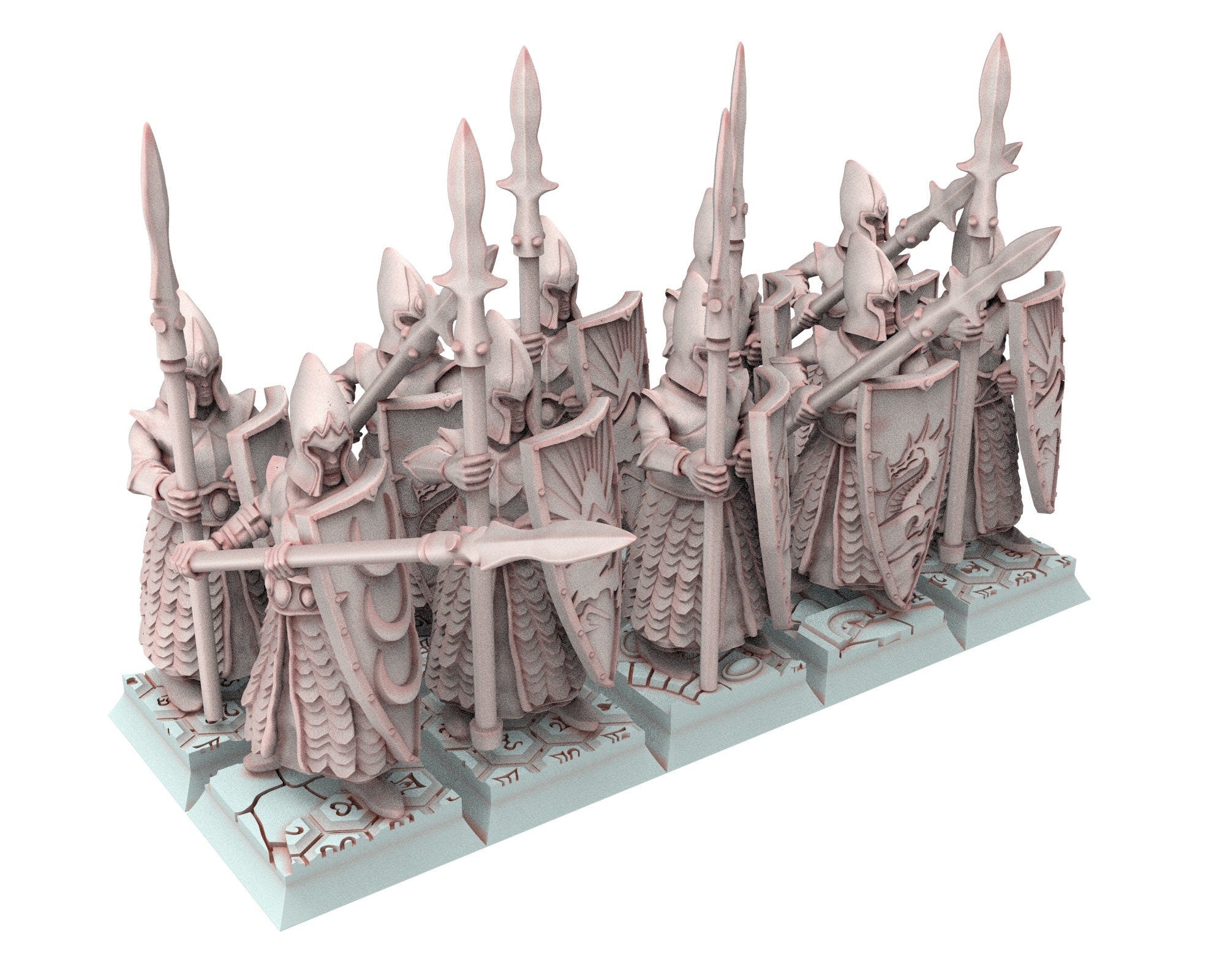 Hight Elves - 28mm Bowmen militia unit, Fantasy elves, Insular Kingdom eldar usable for 9th Age, Fantasy Battle, Oldhammer, King of war, D&D