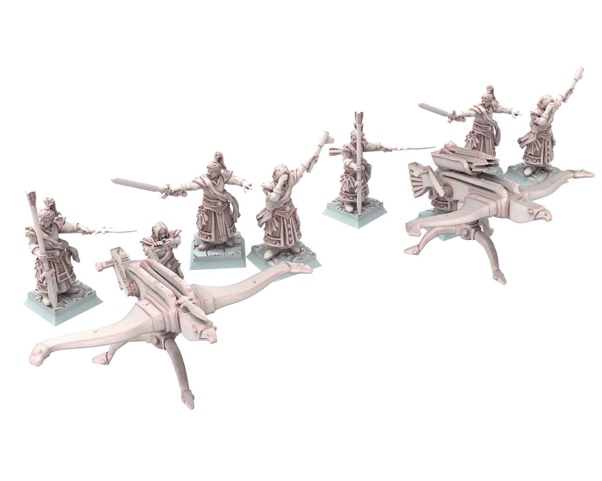 Hight Elves - 28mm Great Emperor, Fantasy elves, Insular Kingdom usable for 9th Age, Fantasy Battle, Oldhammer, King of war, D&D
