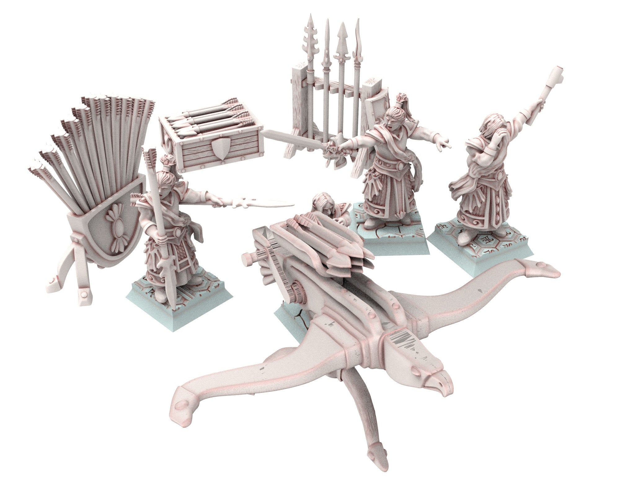 Hight Elves - 28mm Great Emperor, Fantasy elves, Insular Kingdom usable for 9th Age, Fantasy Battle, Oldhammer, King of war, D&D