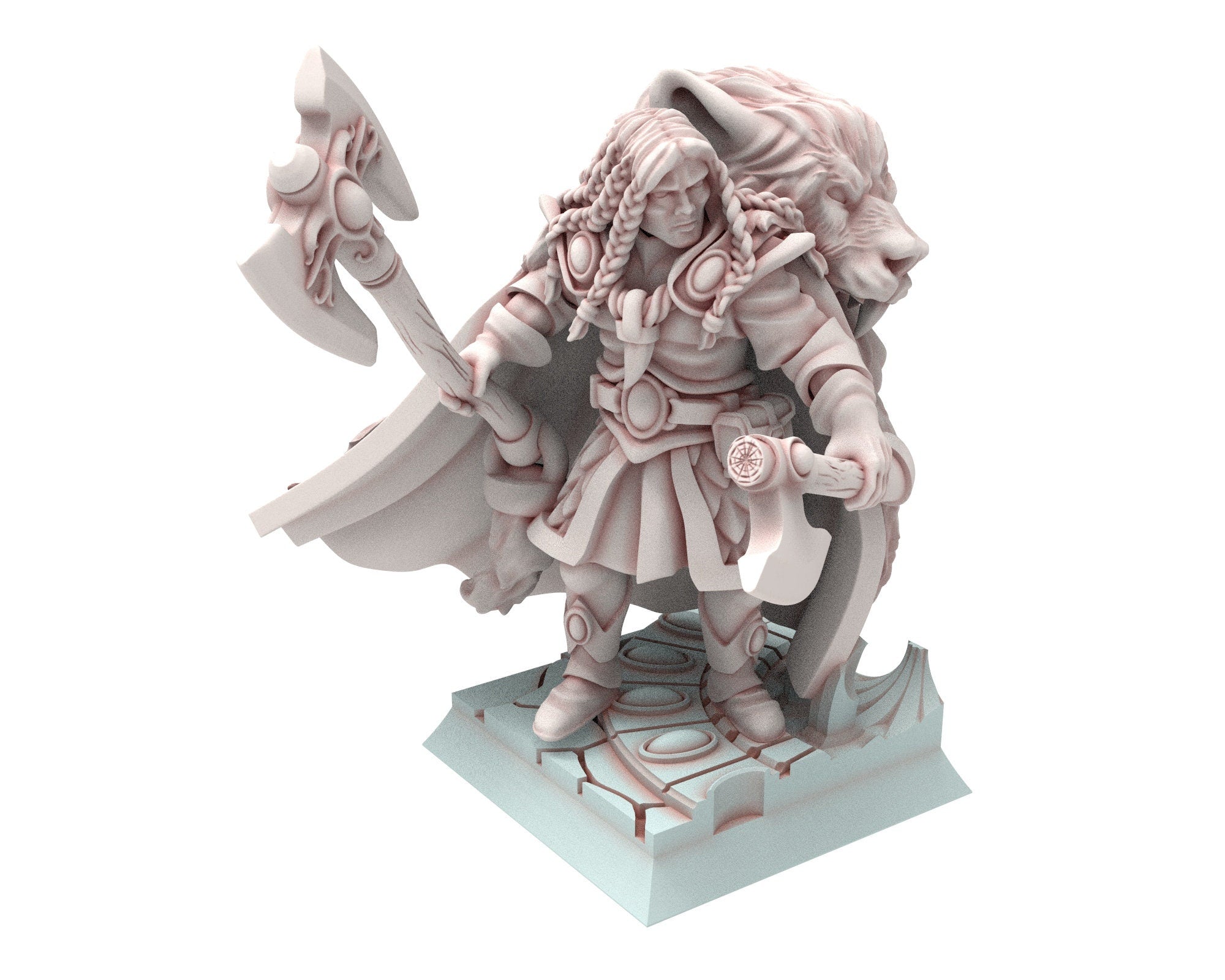 Hight Elves - 28mm Mounted Elite Lion Guard, Fantasy elves, Insular Kingdom usable for 9th Age, Fantasy Battle, Oldhammer, King of war, D&D