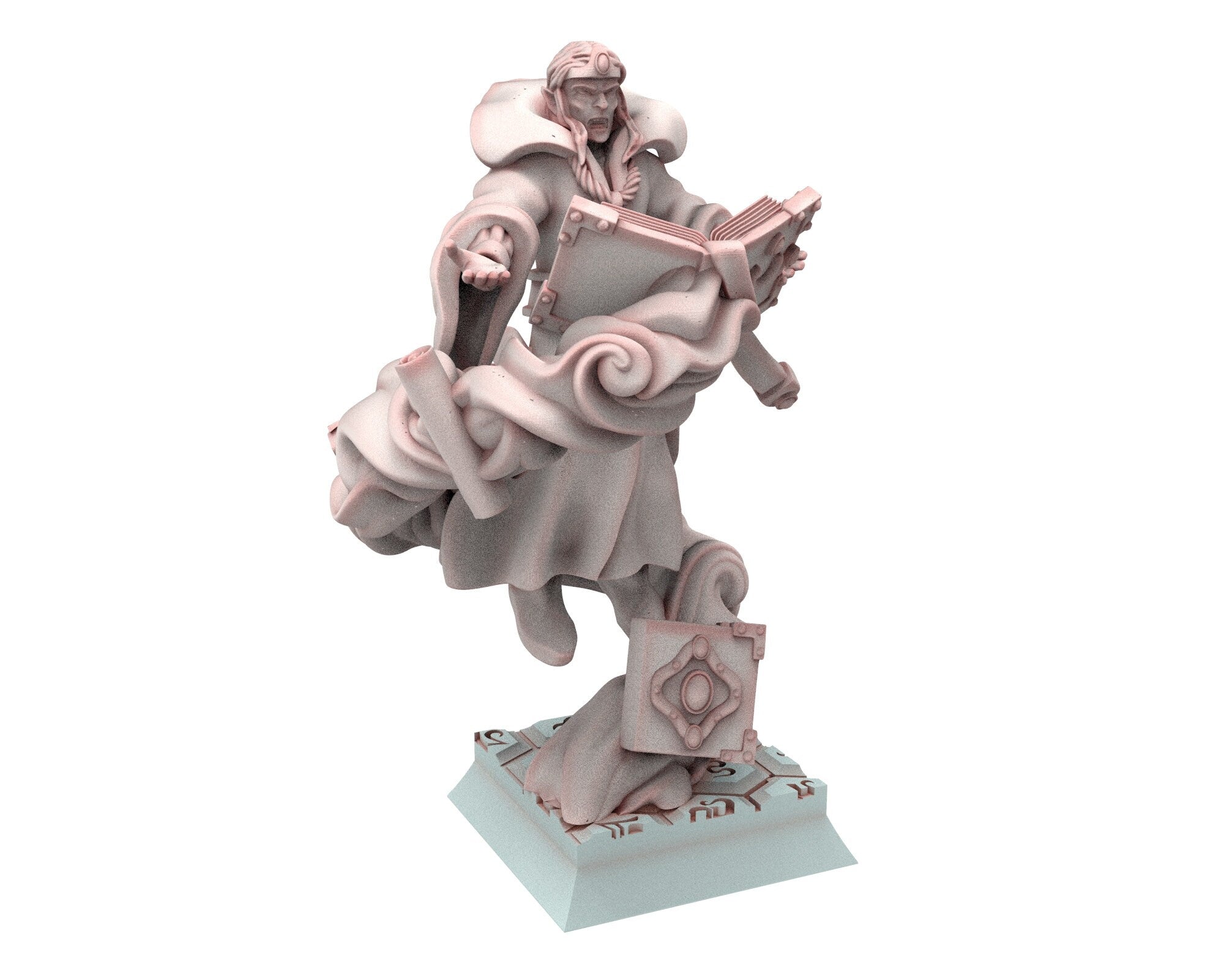 Hight Elves - 28mm Elven Magician of war V1, Fantasy elves, Insular Kingdom usable for 9th Age, Fantasy Battle, Oldhammer, King of war, D&D