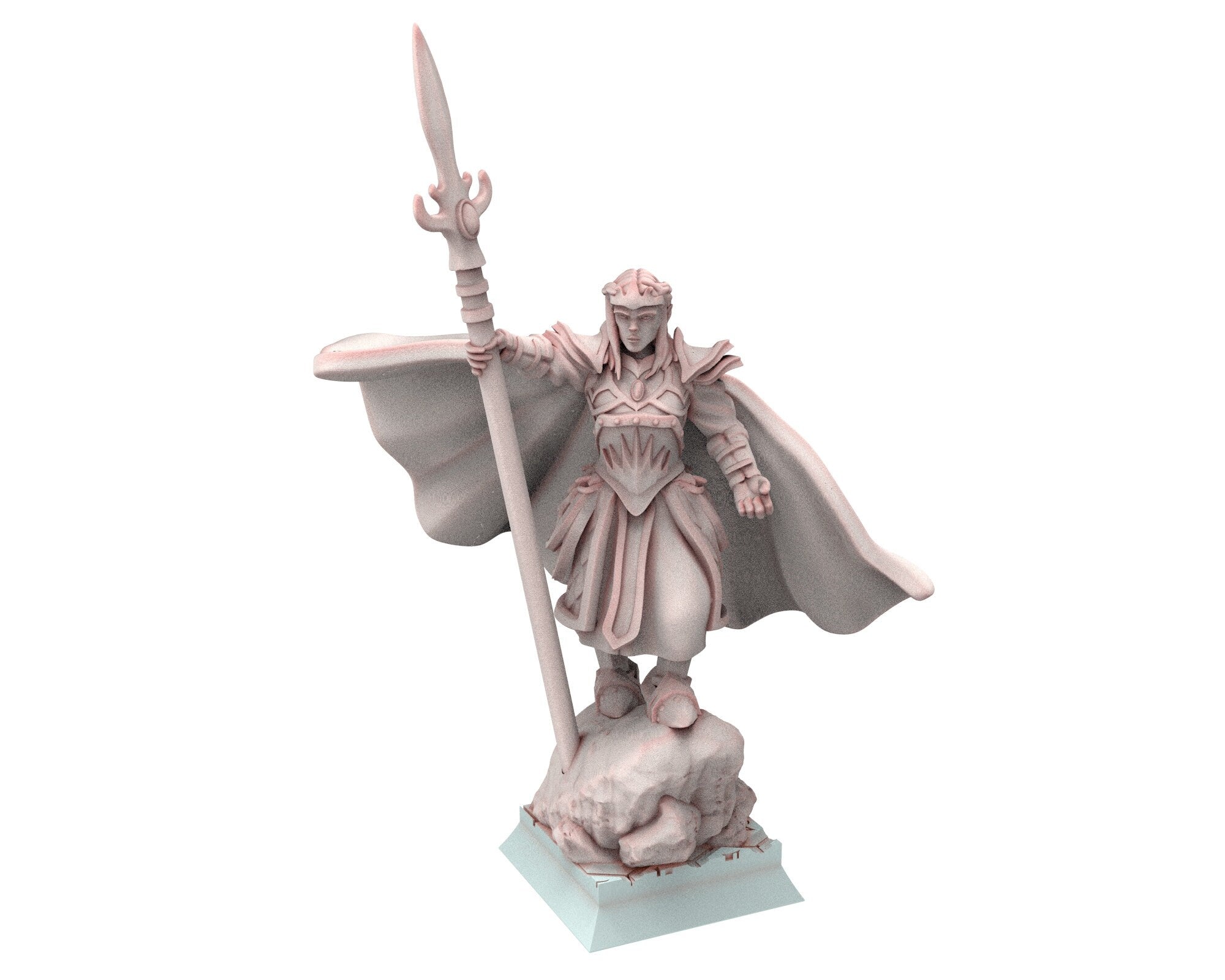 Hight Elves - 28mm Elven Magician of war V1, Fantasy elves, Insular Kingdom usable for 9th Age, Fantasy Battle, Oldhammer, King of war, D&D