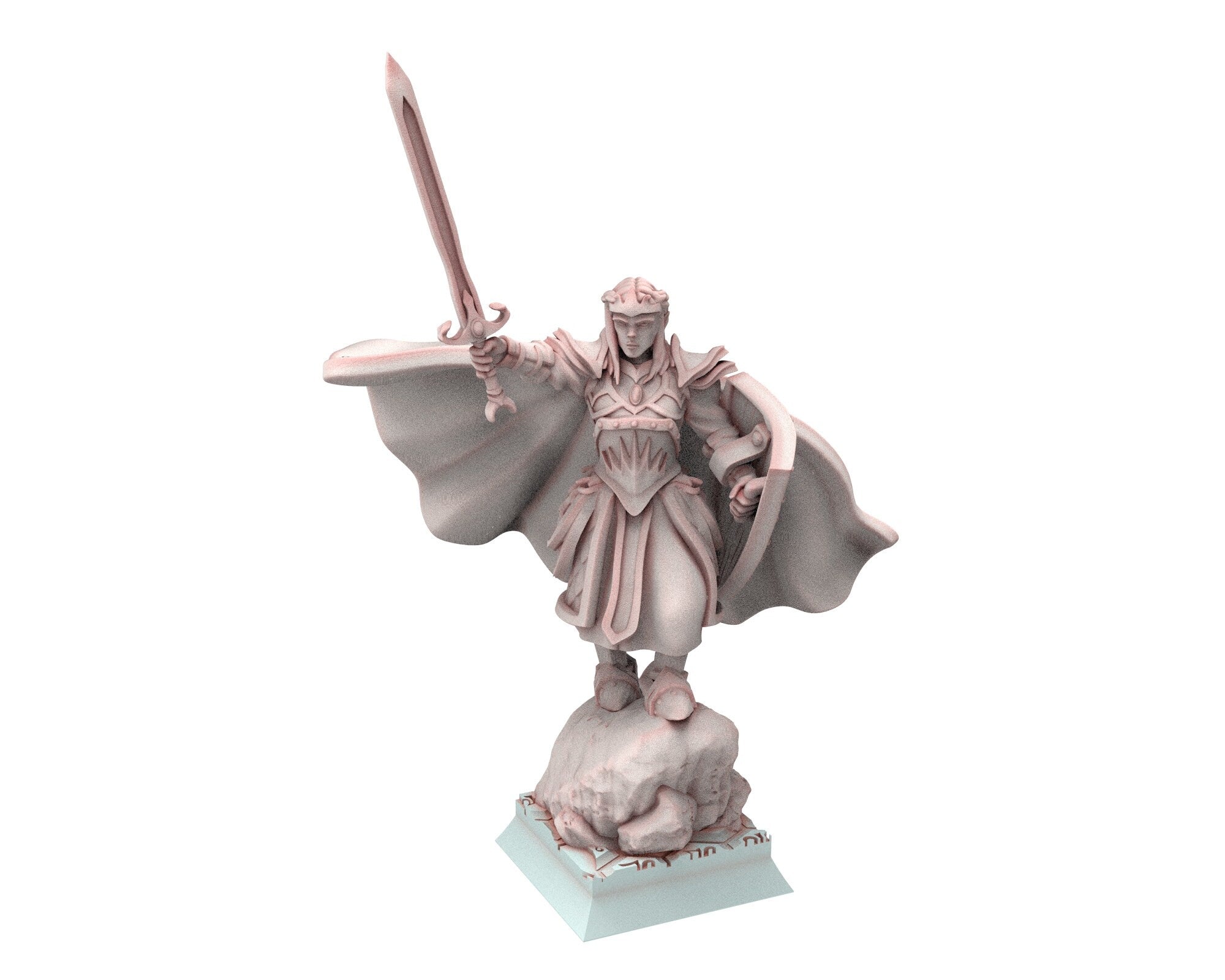 Hight Elves - 28mm Elven Magician of war V1, Fantasy elves, Insular Kingdom usable for 9th Age, Fantasy Battle, Oldhammer, King of war, D&D