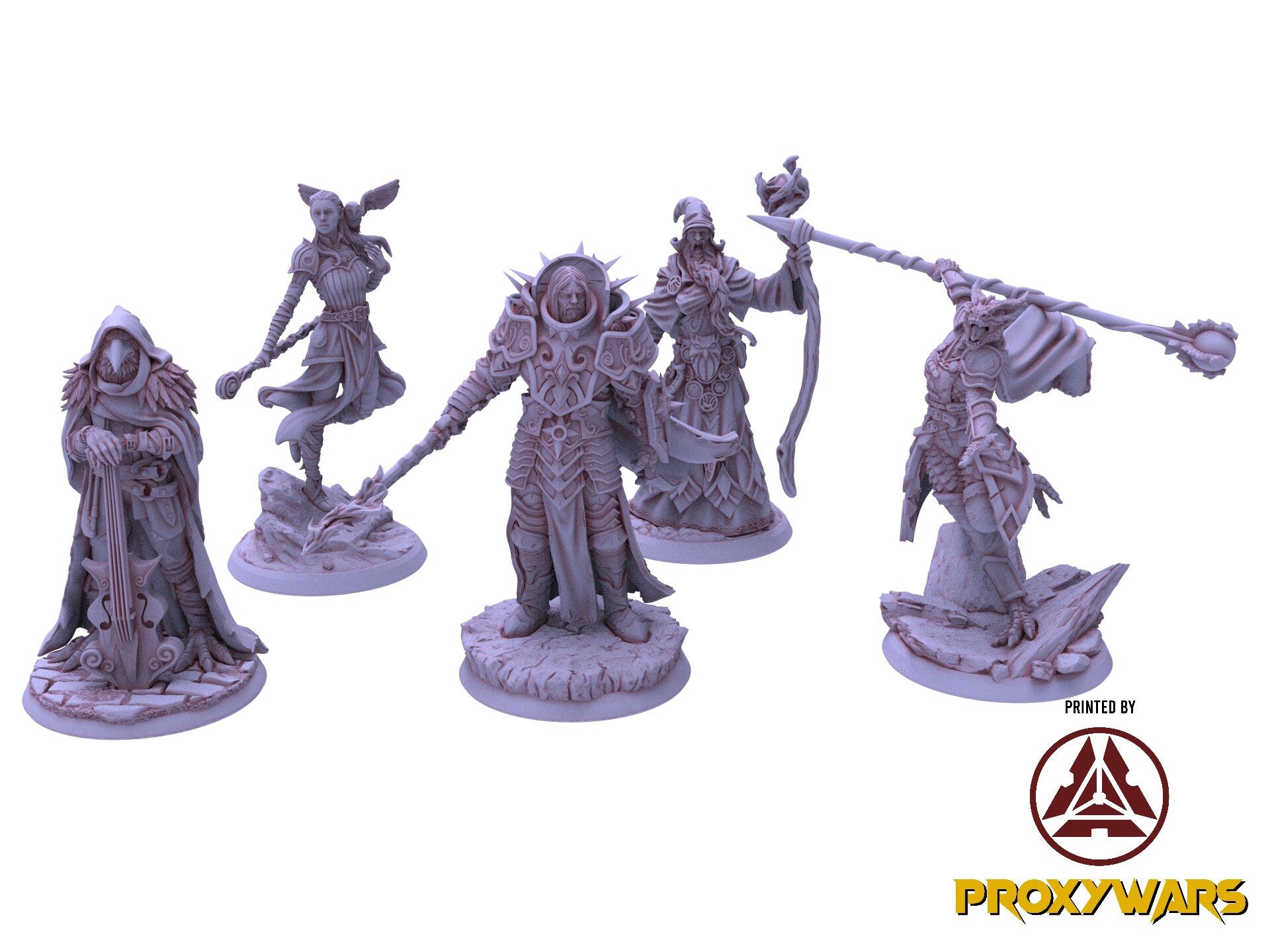 Shadowbound Knights - Bolgra, Dragonborn Sorceress, The Nightfall Cult, Hero, Flesh of Gods, for Wargames, Dungeons & Dragons TTRPG