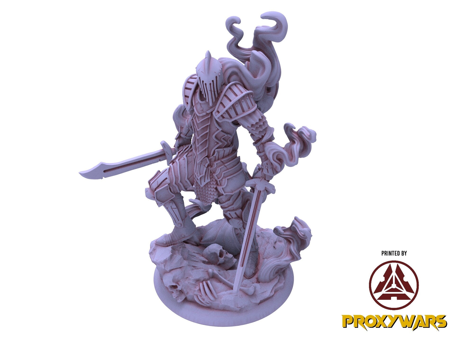 Shadowbound Knights - Boss - Dark Seraph, The Nightfall Cult, Ennemy, Flesh of Gods, for Wargames, Dungeons & Dragons TTRPG