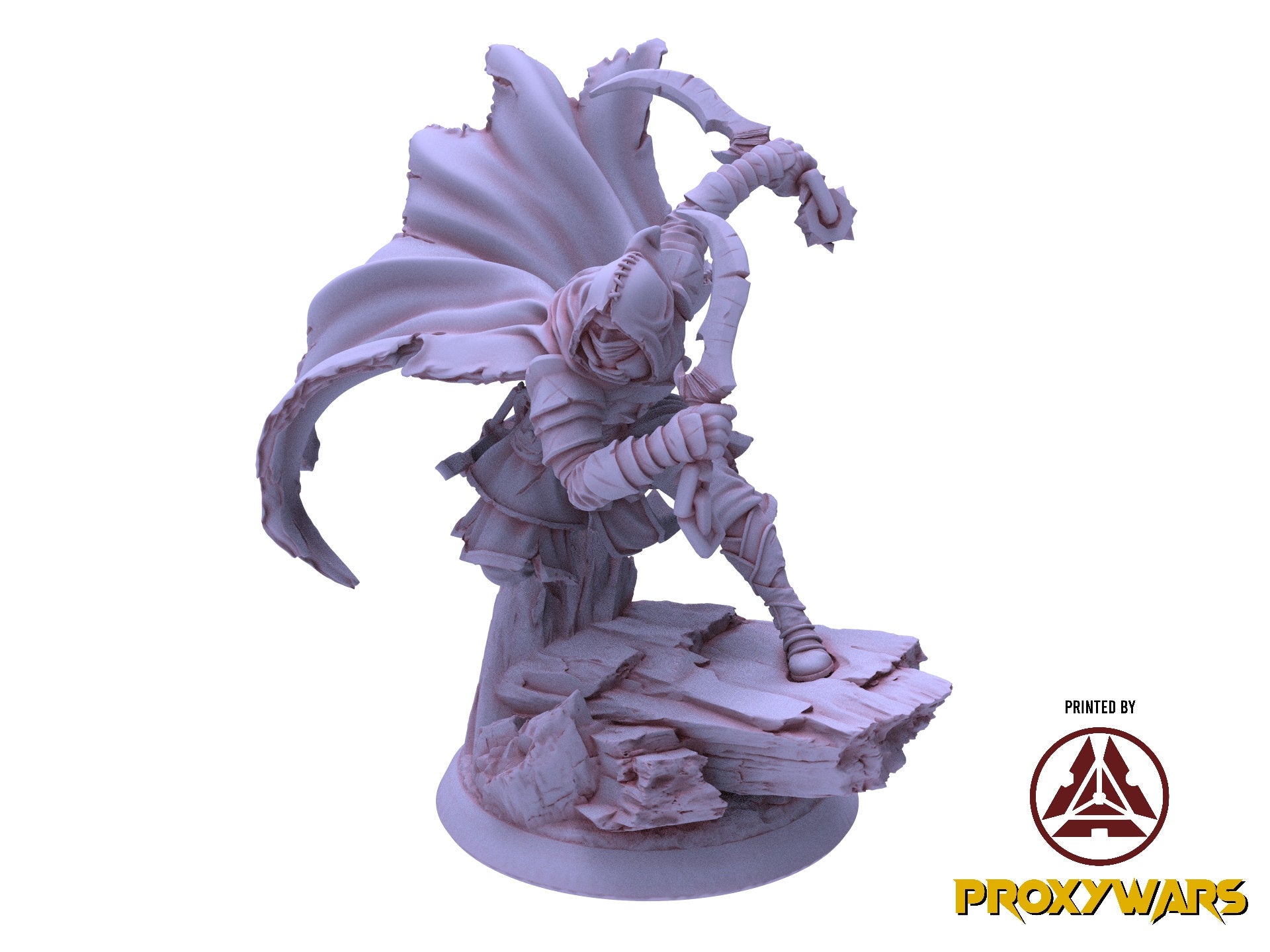 Shadowbound Knights - Boss - Dark Seraph, The Nightfall Cult, Ennemy, Flesh of Gods, for Wargames, Dungeons & Dragons TTRPG