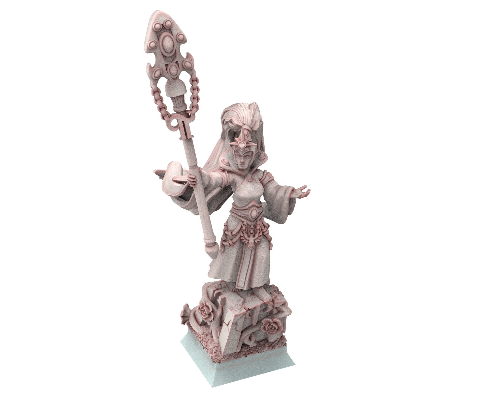 Hight Elves - 28mm Great Emperor, Fantasy elves, Insular Kingdom usable for 9th Age, Fantasy Battle, Oldhammer, King of war, D&D