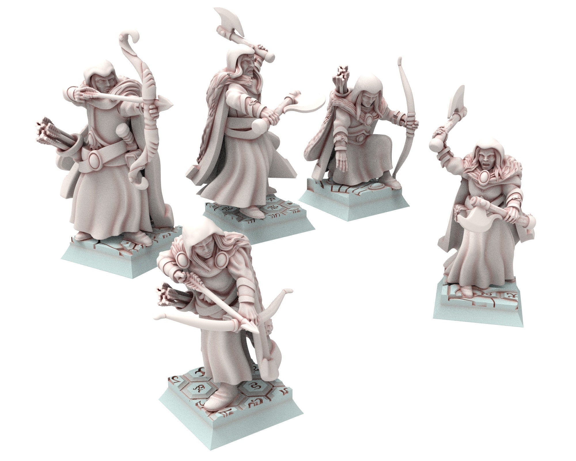 Hight Elves - 28mm Mounted Elite Lion Guard, Fantasy elves, Insular Kingdom usable for 9th Age, Fantasy Battle, Oldhammer, King of war, D&D