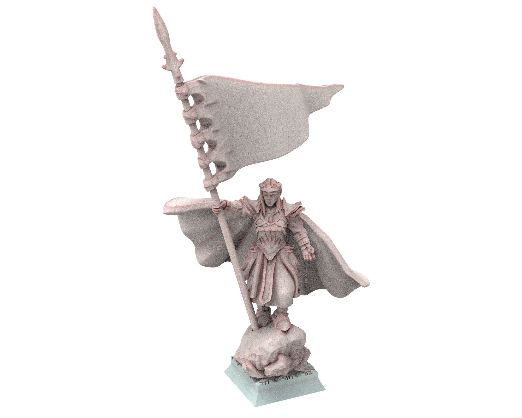 Hight Elves - 28mm Elven Sorcerer of war V1, Fantasy elves, Insular Kingdom usable for 9th Age, Fantasy Battle, Oldhammer, King of war, D&D