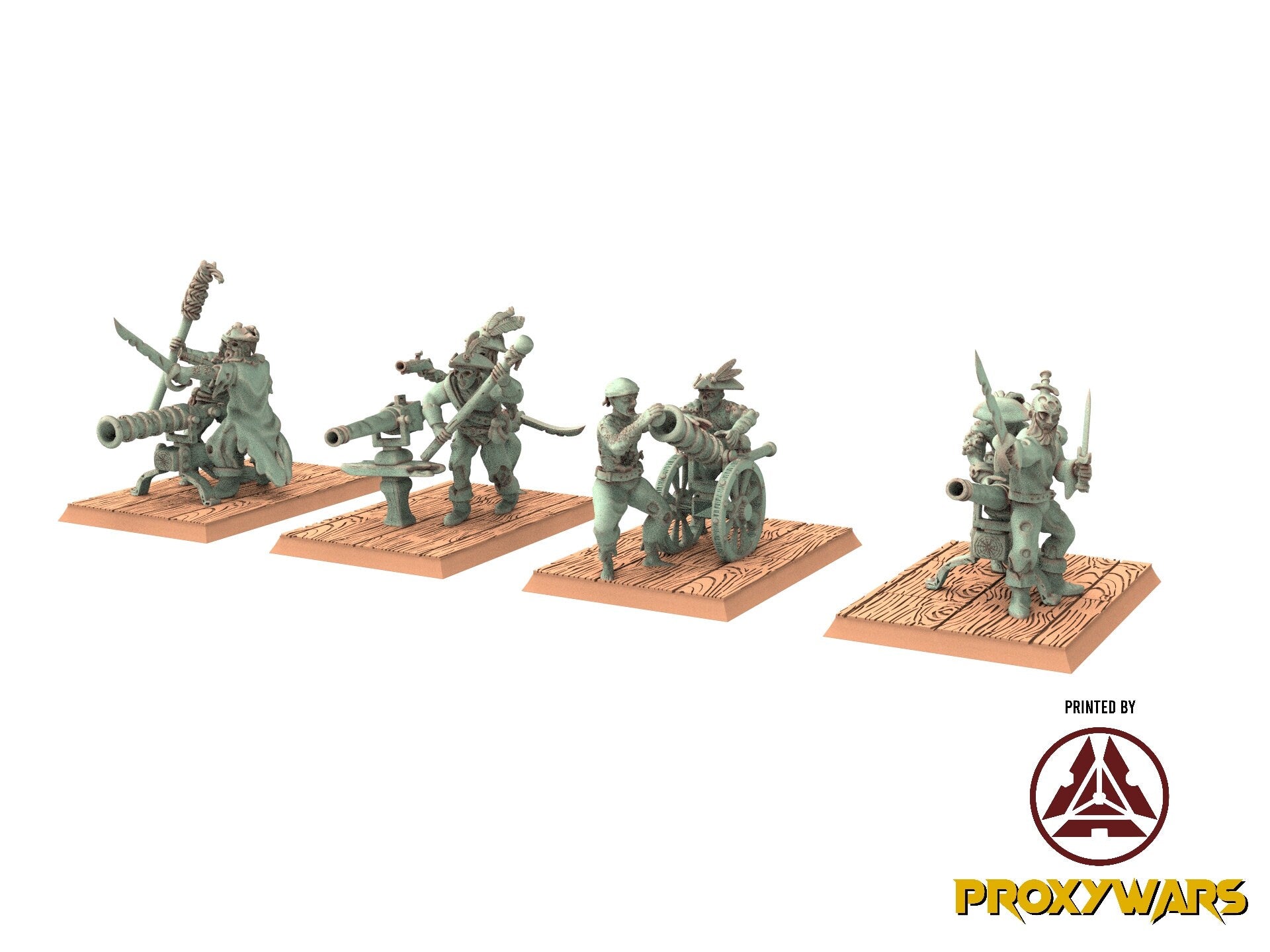 Zombie Pirates - Vampire Pirate Captain, The dreaded Zombie Pirates usable for 9th Age, Fantasy Battle, Oldhammer, King of war, D&D