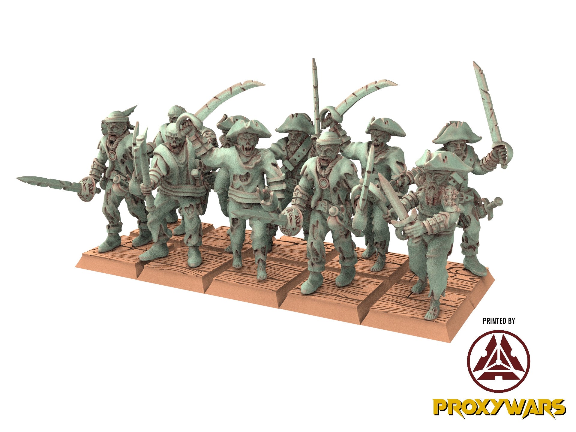 Zombie Pirates - Zombie Ship Rats, The dreaded Zombie Pirates usable for 9th Age, Fantasy Battle, Oldhammer, King of war, D&D