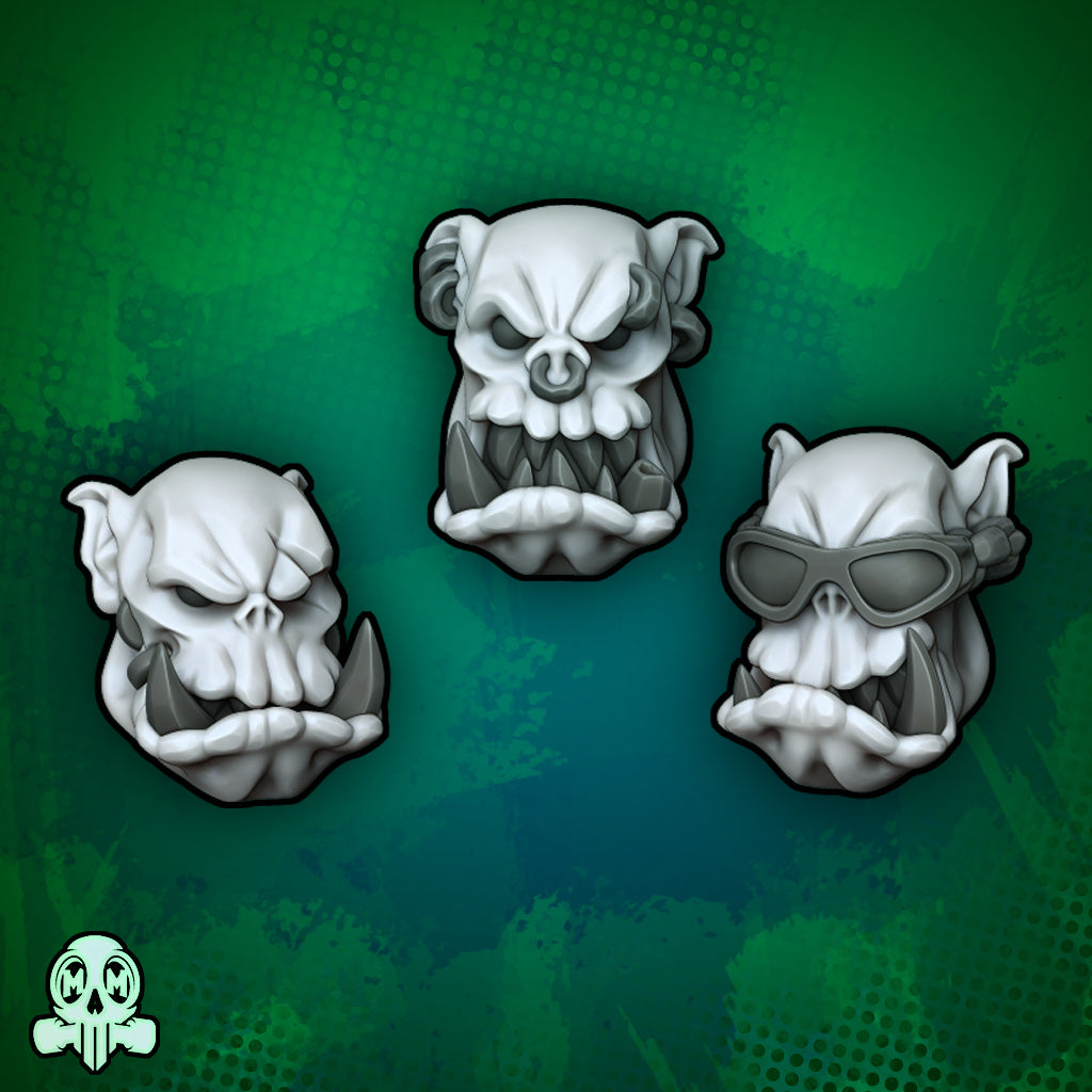 Peau verte - Kit modulaire Orc WarBoyz