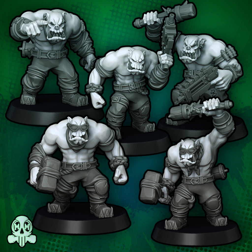 Peau verte - Kit modulaire Orc WarBoyz