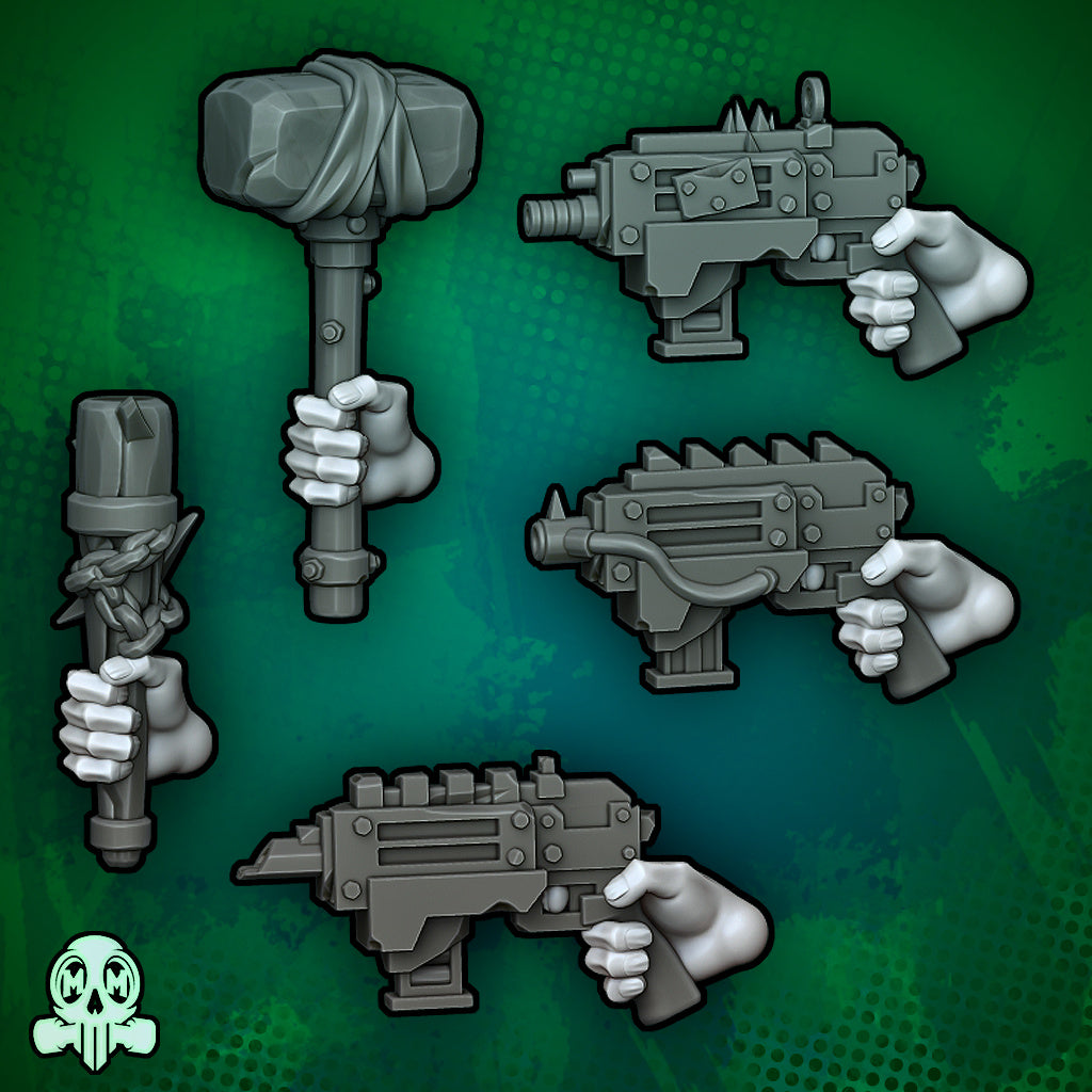 Peau verte - Kit modulaire Orc WarBoyz