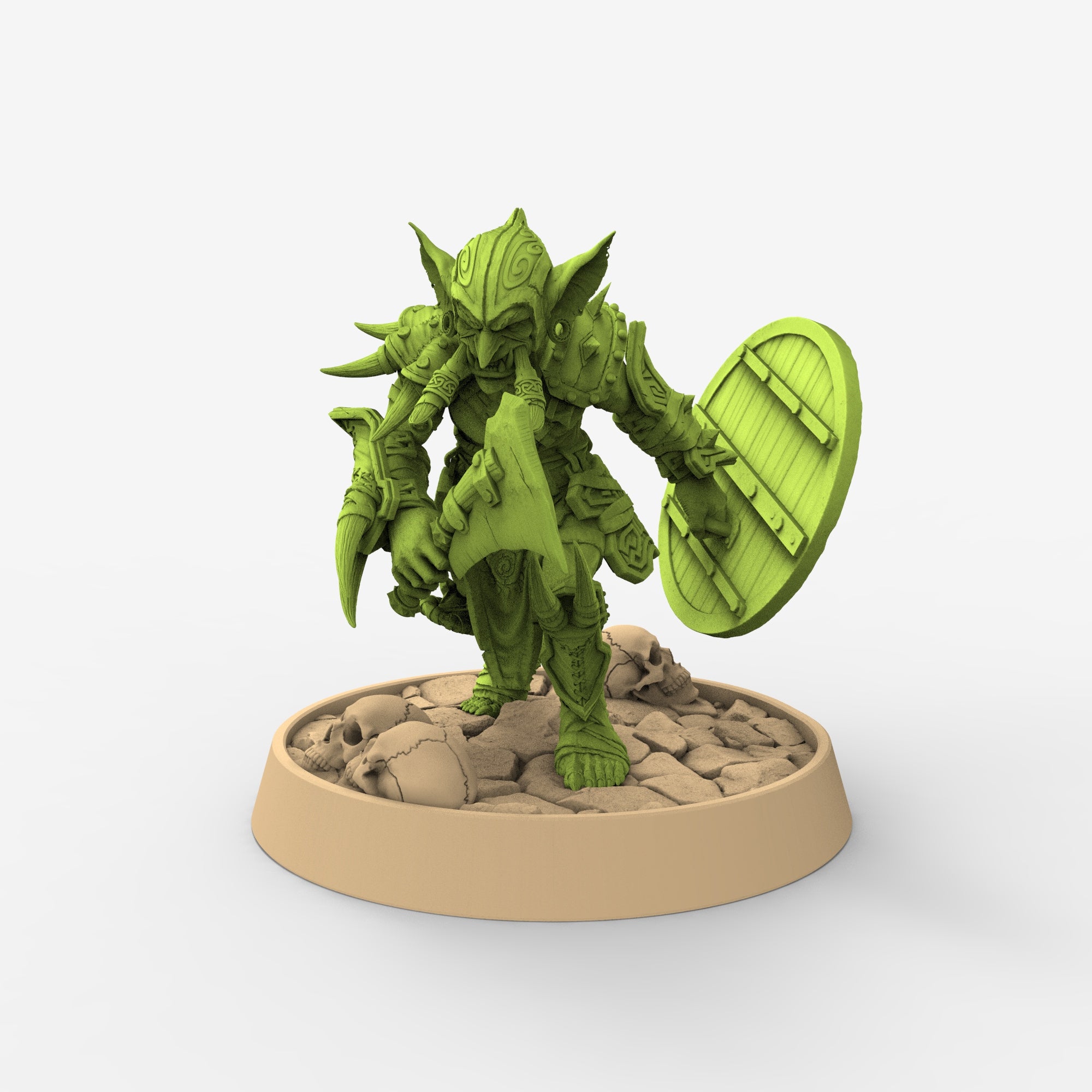 Green Skin - Hooka Gutter, The Tusked Marauders of Gauntwood - Daybreak Miniatures
