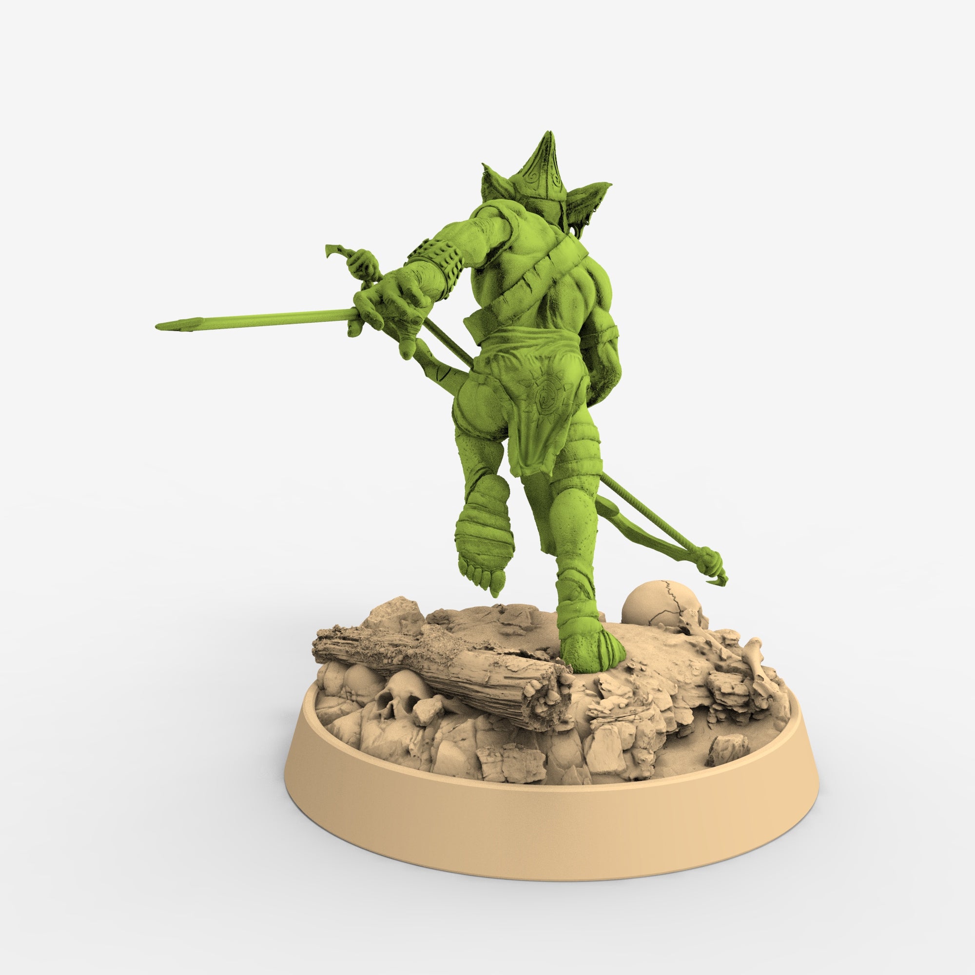 Green Skin - Pilas Bonepointer, The Tusked Marauders of Gauntwood - Daybreak Miniatures