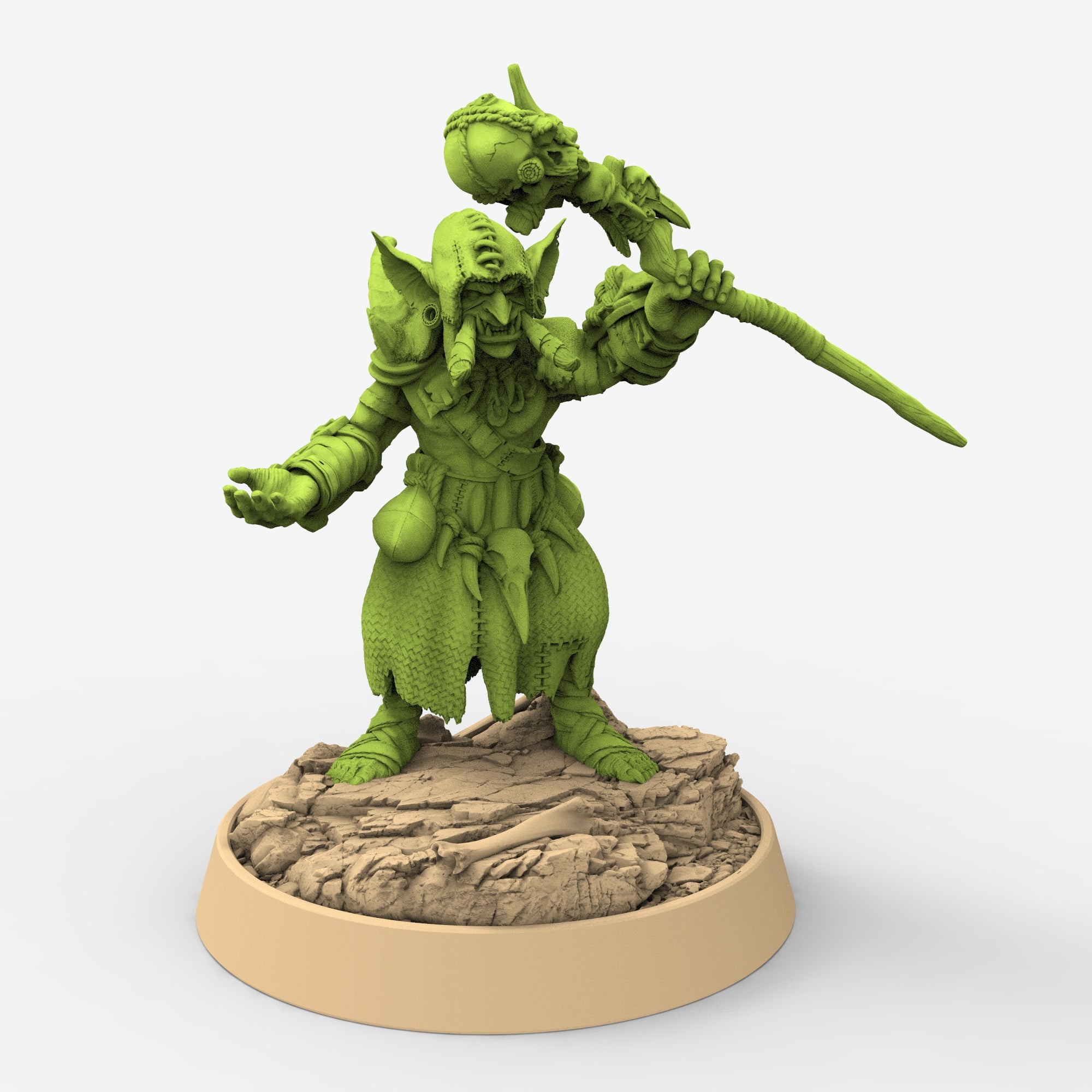 Peau verte - Stanka Noobli, Les Maraudeurs à défenses de Gauntwood, miniatures de l'aube