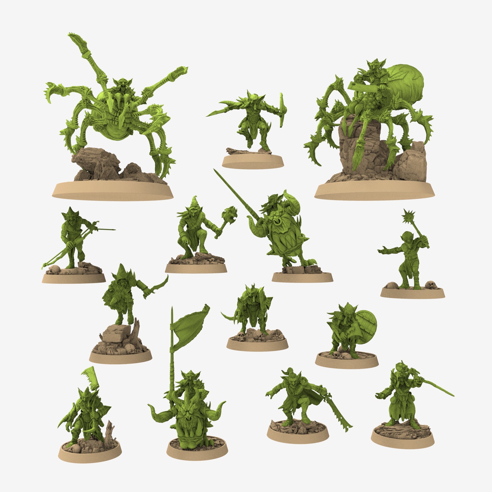 Green Skin - The Tusked Marauders of Gauntwood, Full Bundle - Daybreak Miniatures