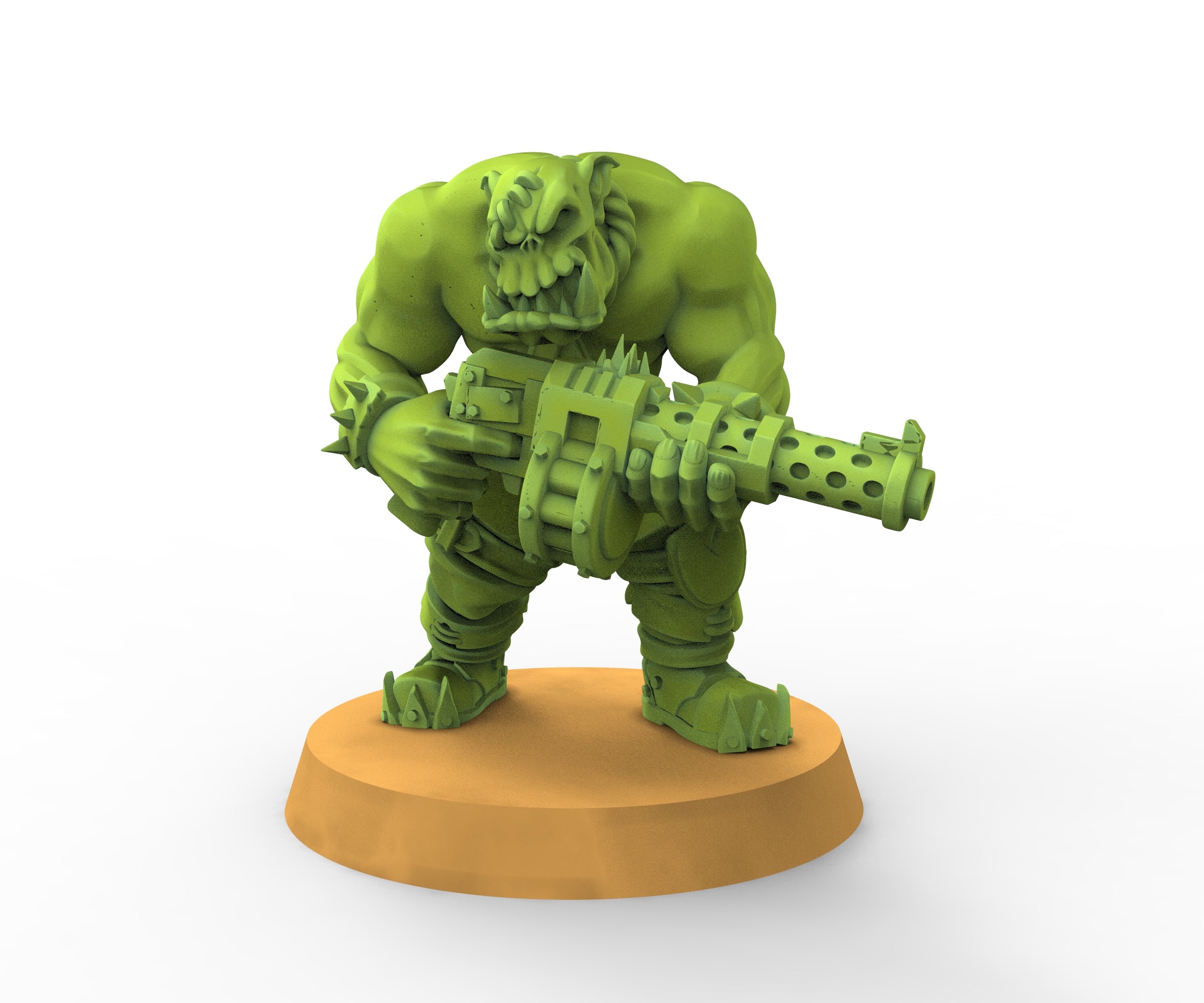Green Skin - Orc 2h Warboyz Modular Kit - Malicious Minis