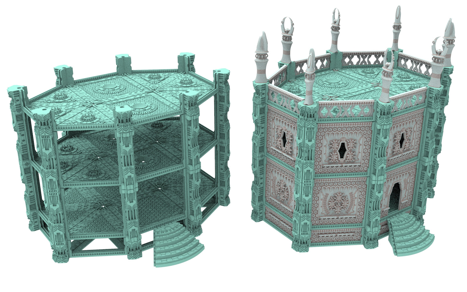 Damocles City Builder - Dark city of Myriam - Modular Buildings & Full Biome