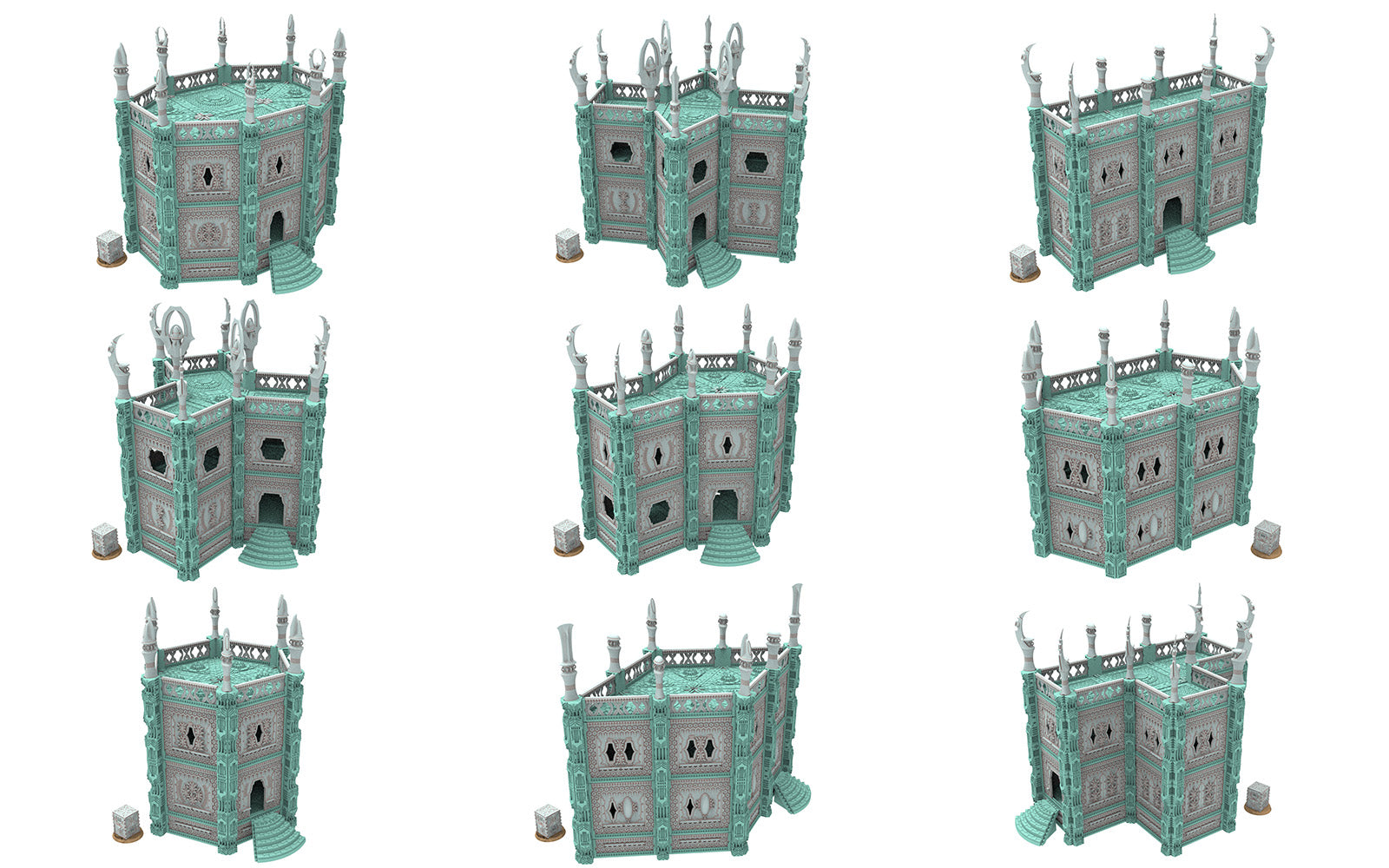Damocles City Builder - Dark city of Myriam - Modular Buildings & Full Biome