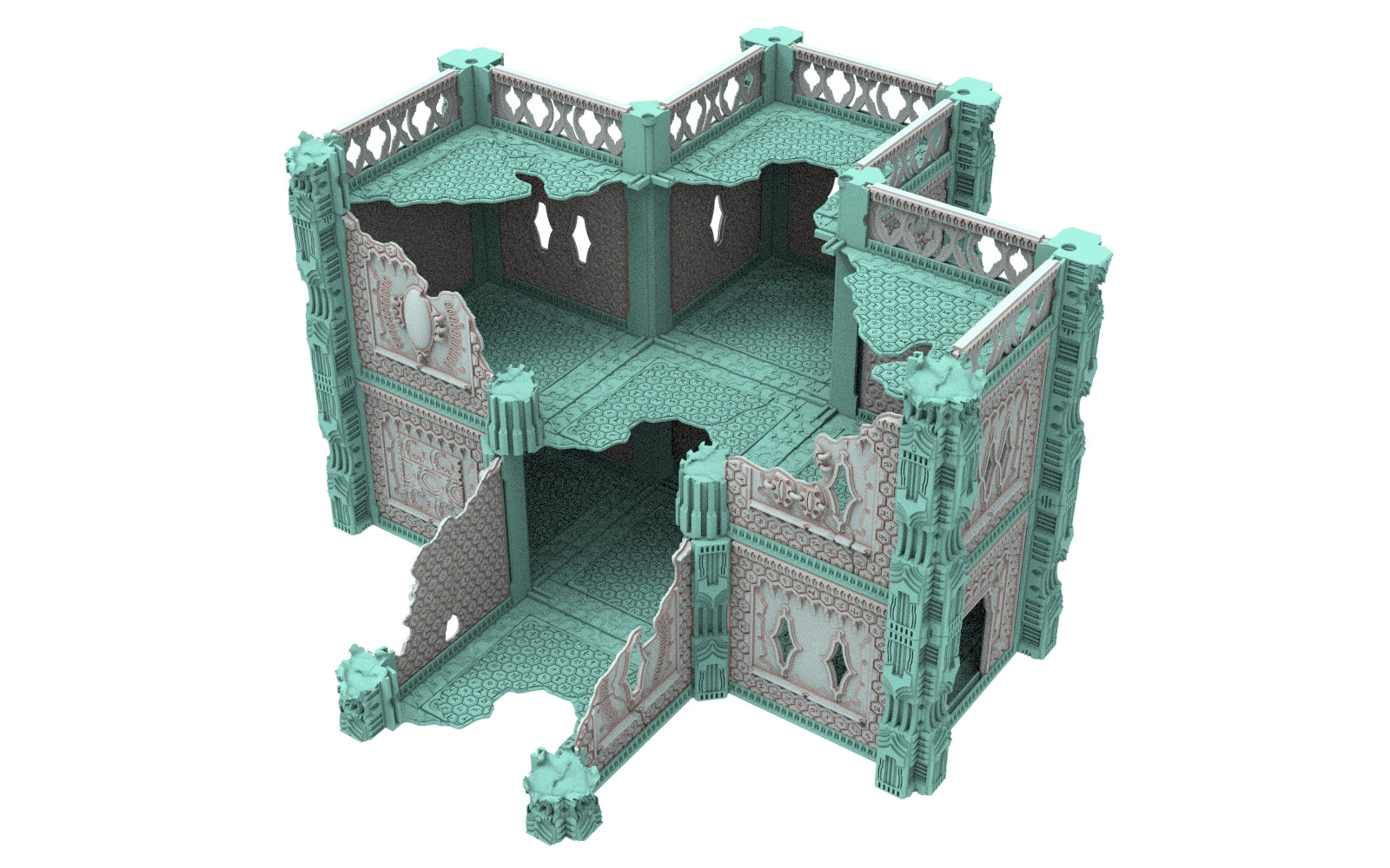 Damocles City Builder - Dark city of Myriam - Modular Buildings & Full Biome