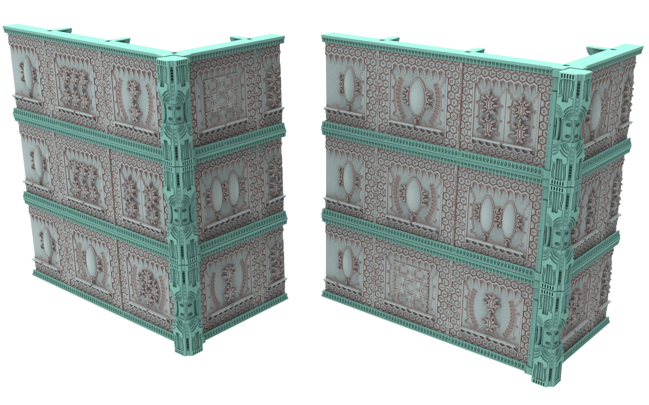 Damocles City Builder - Dark city of Myriam - Modular Buildings & Full Biome