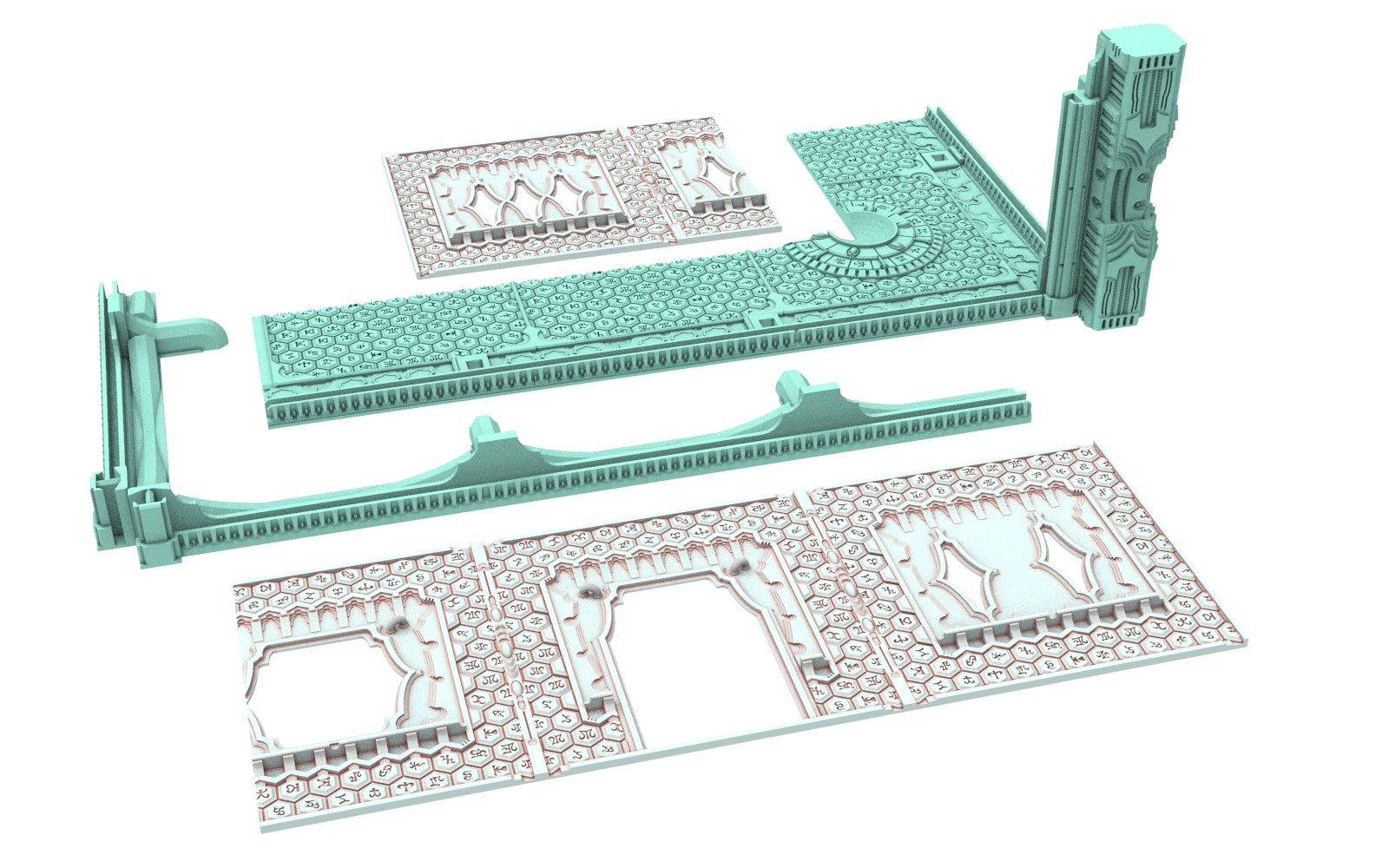 Damocles City Builder - Dark city of Myriam - Modular Buildings & Full Biome