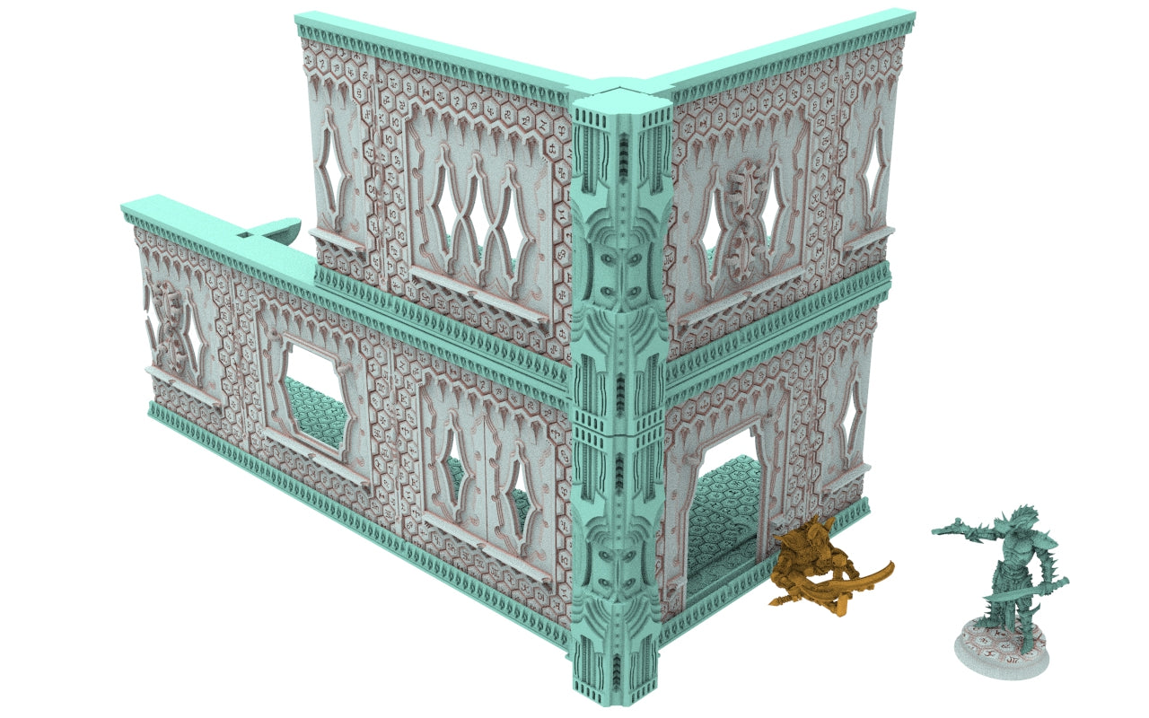 Damocles City Builder - Dark city of Myriam - Modular Buildings & Full Biome