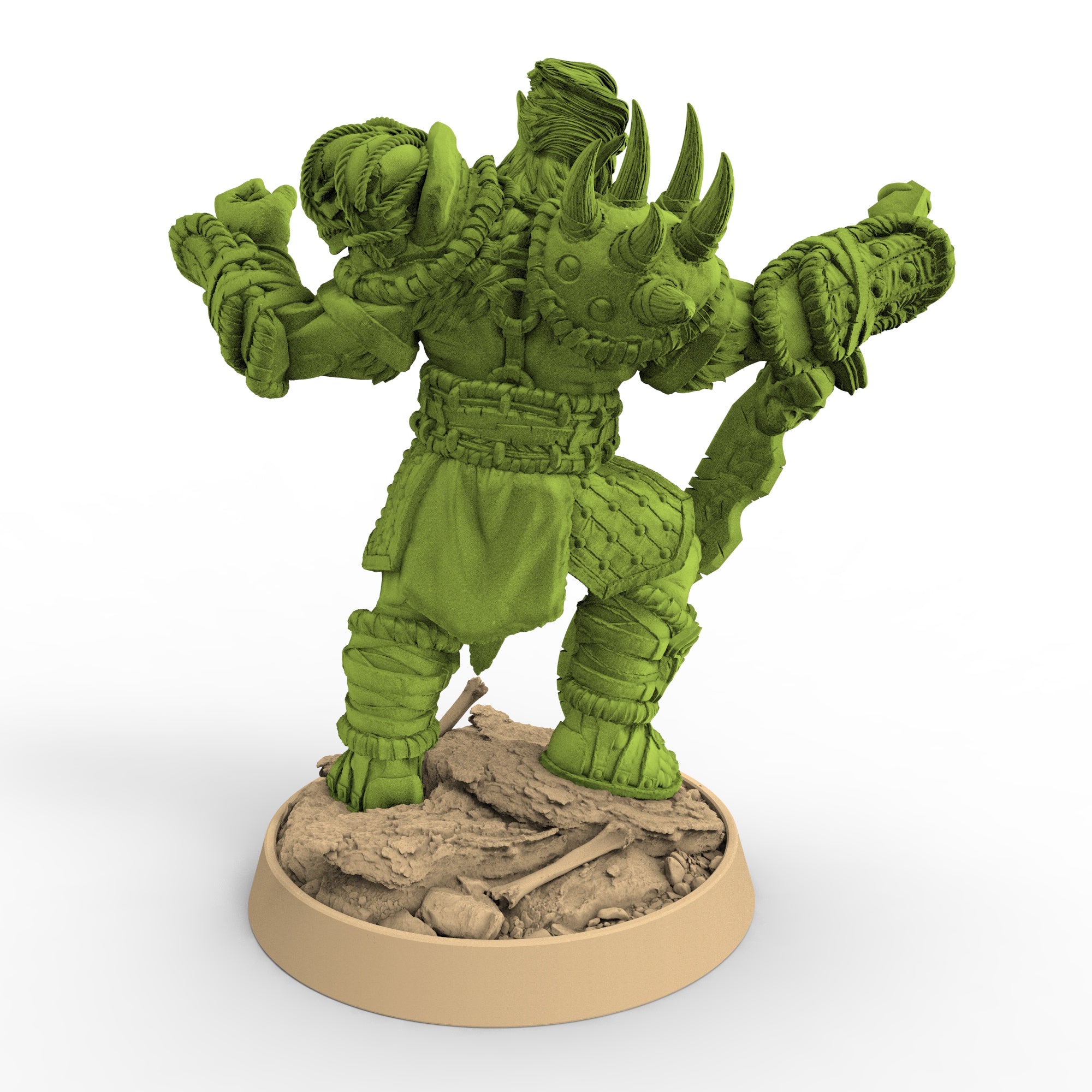 Green Skin - Fin’gaa Stonefang, The Fang Clan of Dogor - Daybreak Miniatures