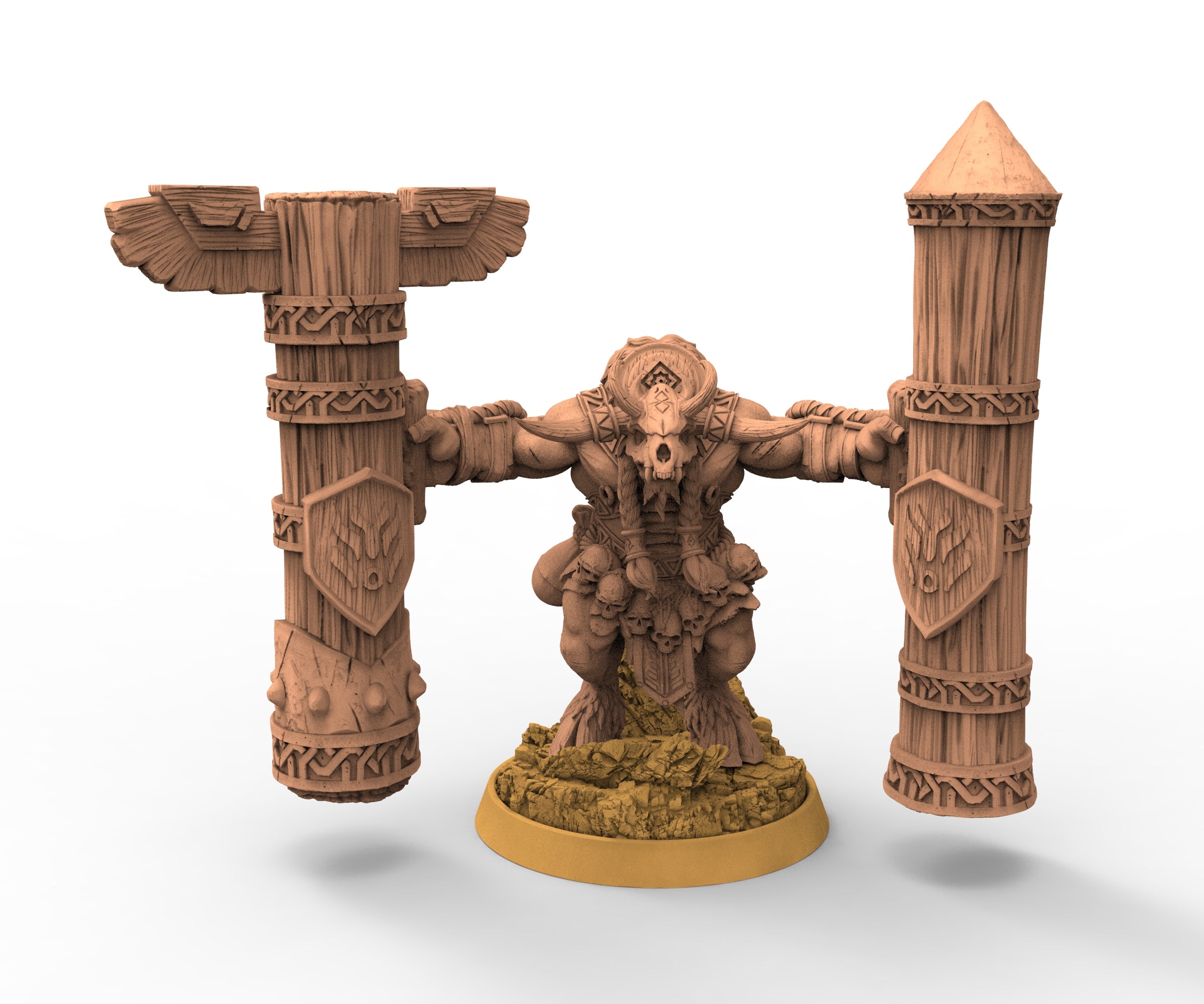 Beastmen - Jauger Bloodcrush, The Minotaurs of Fell Falls - Daybreak Miniatures