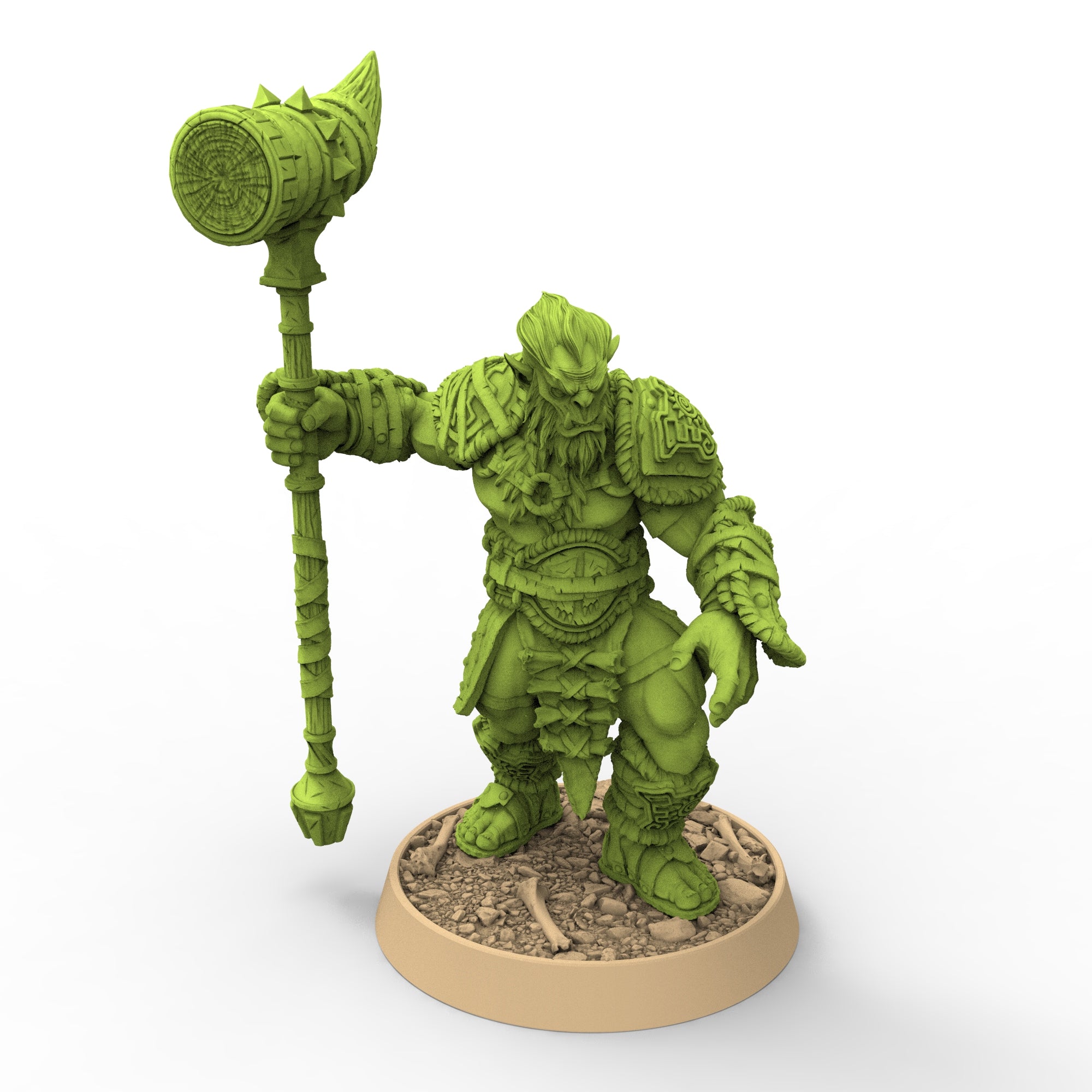 Peau verte - Hook Hangri, Le clan Fang de Dogor, miniatures de l'aube
