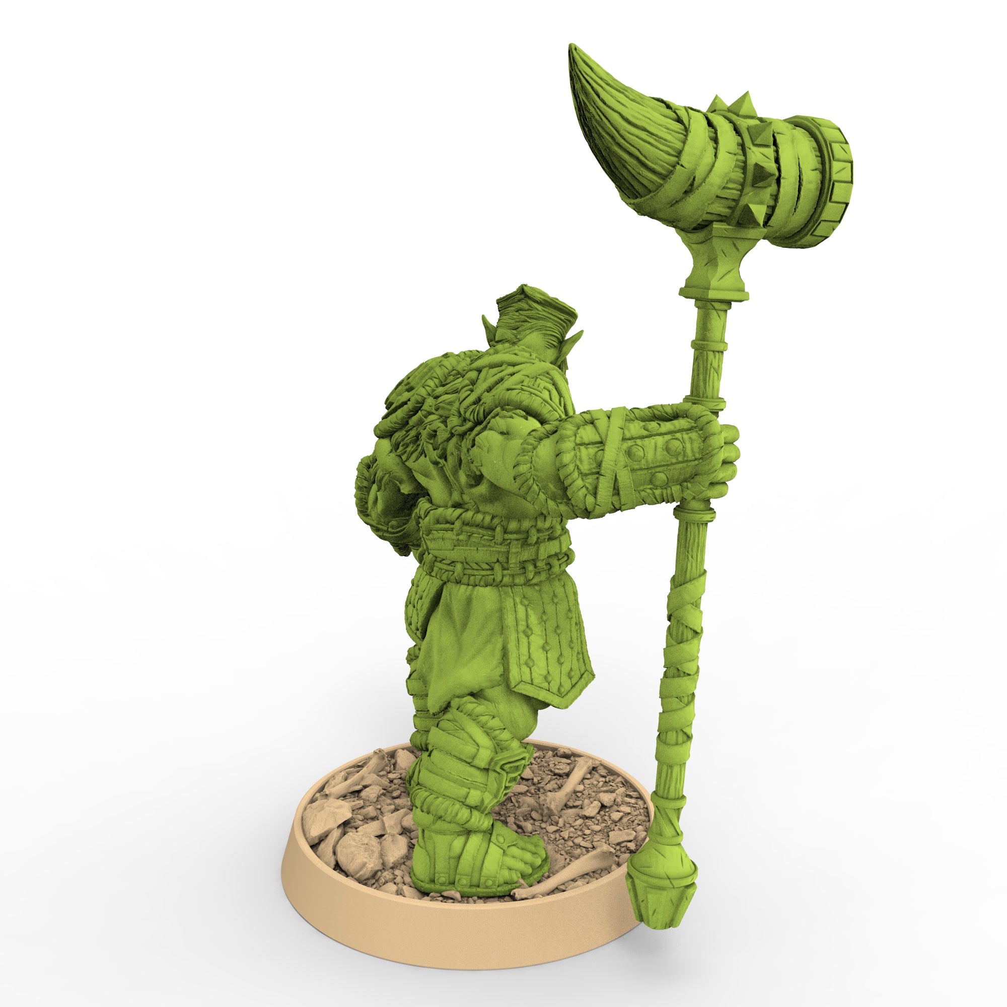 Peau verte - Hook Hangri, Le clan Fang de Dogor, miniatures de l'aube