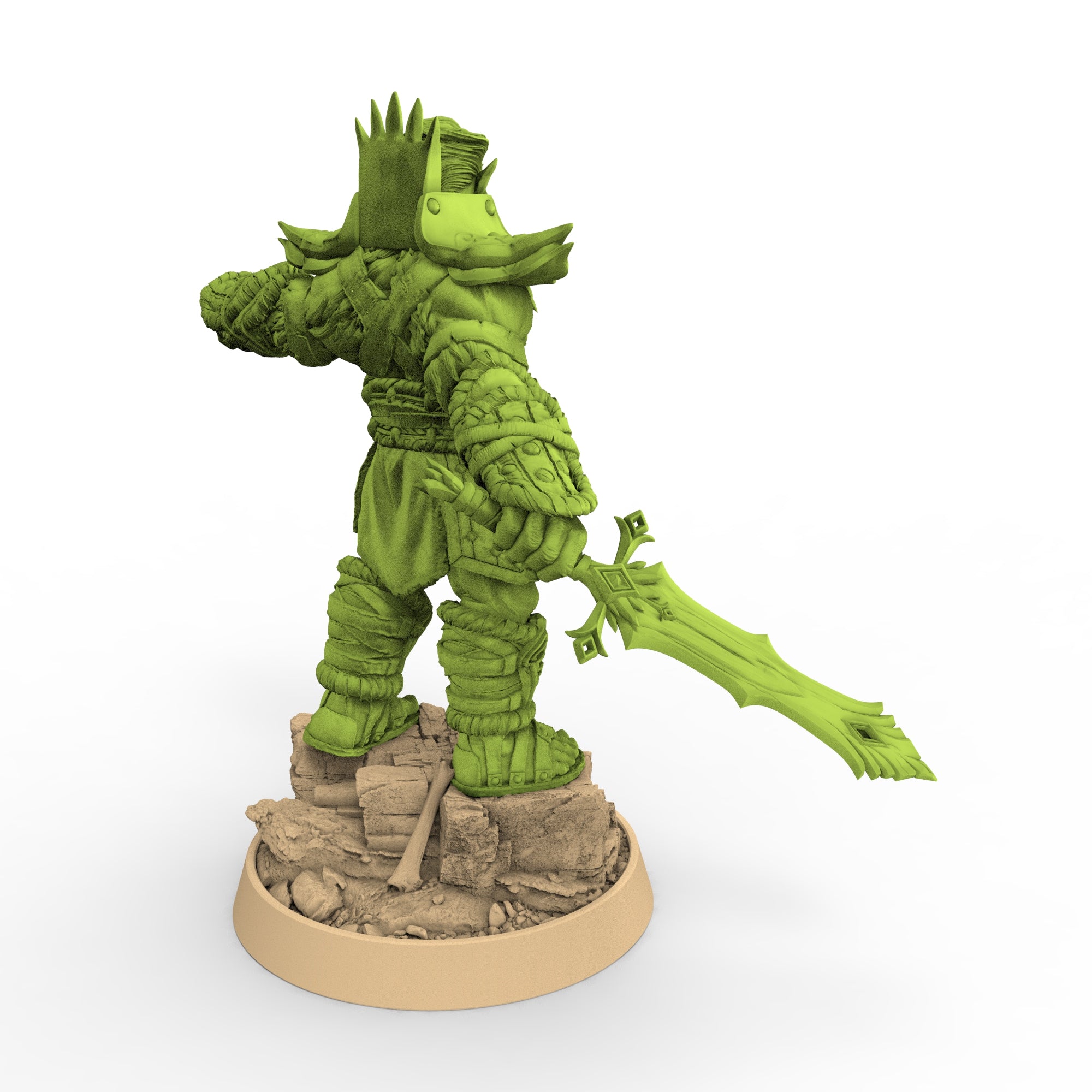 Green Skin - King Fangtabolous, The Fang Clan of Dogor - Daybreak Miniatures