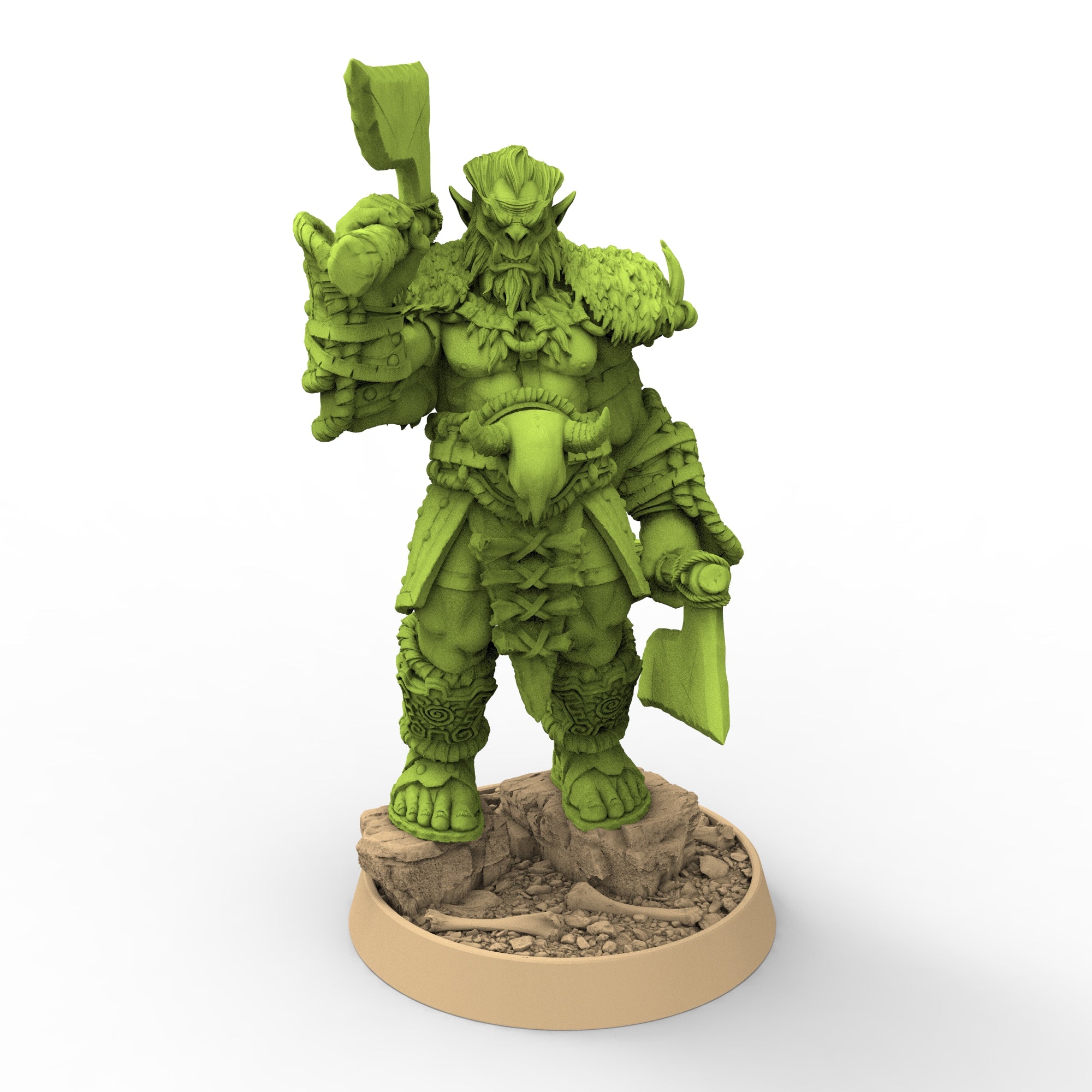 Grüne Haut - Kuu'ndran Bluntcleaver, Der Fang-Clan von Dogor, Daybreak Miniatures