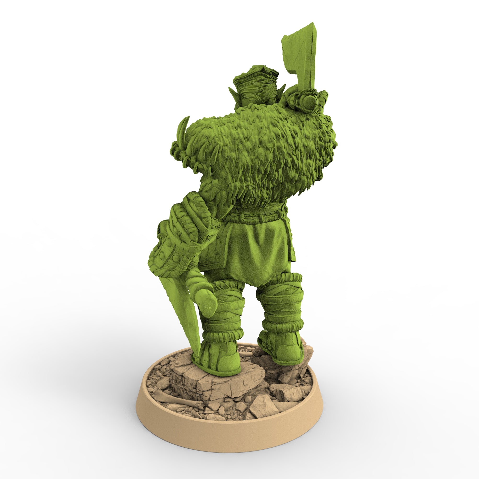 Grüne Haut - Kuu'ndran Bluntcleaver, Der Fang-Clan von Dogor, Daybreak Miniatures