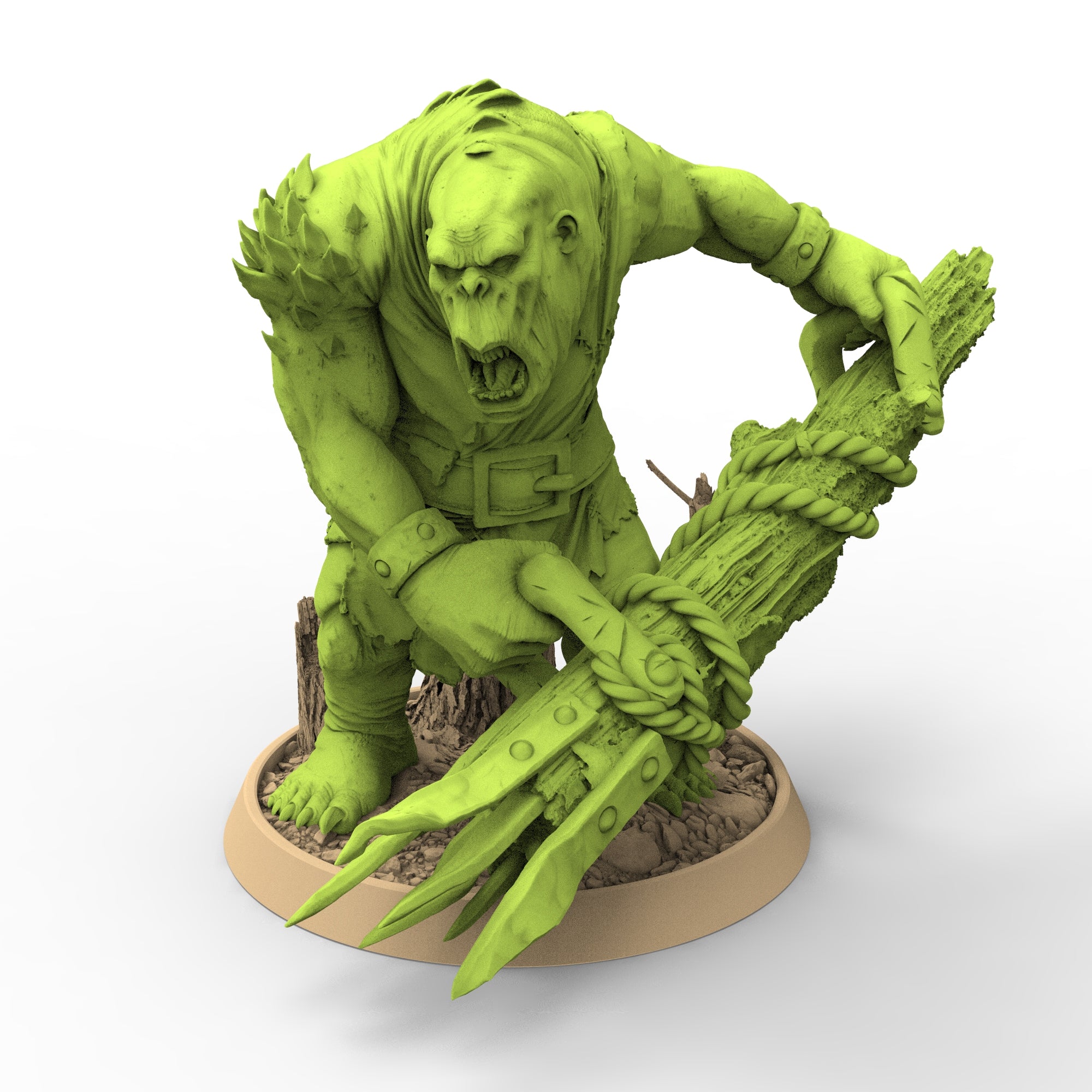 Peau verte - Ork'aa Grim, le clan des crocs de Dogor, miniatures de l'aube