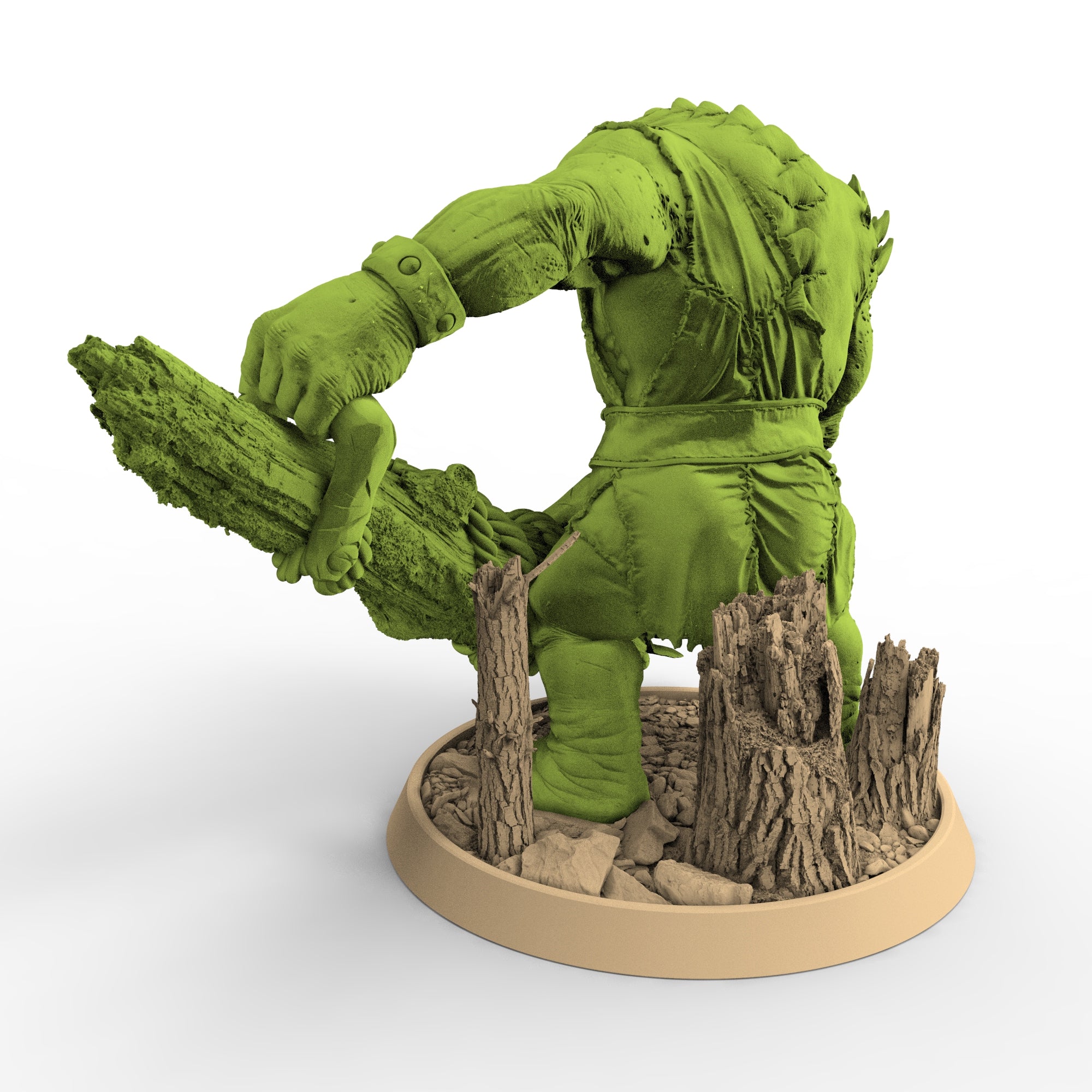 Peau verte - Ork'aa Grim, le clan des crocs de Dogor, miniatures de l'aube