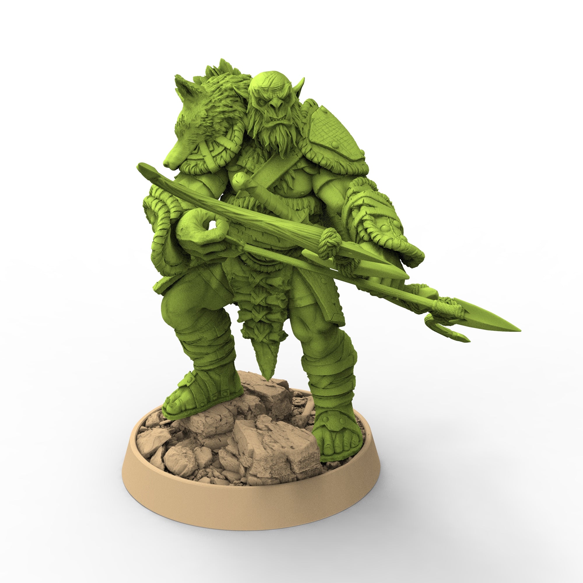 Green Skin - Senteis Problaa, The Fang Clan of Dogor - Daybreak Miniatures