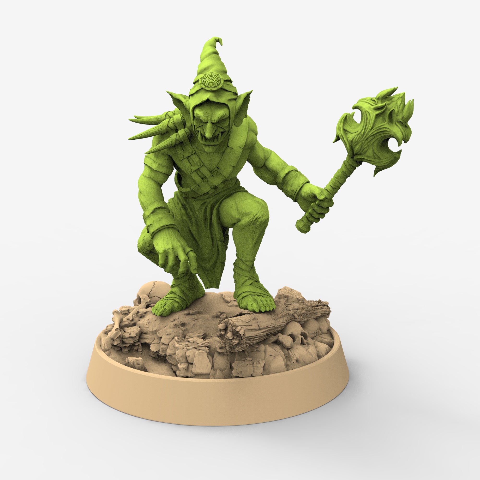 Green Skin - Frontar Gauss, The Tusked Marauders of Gauntwood - Daybreak Miniatures