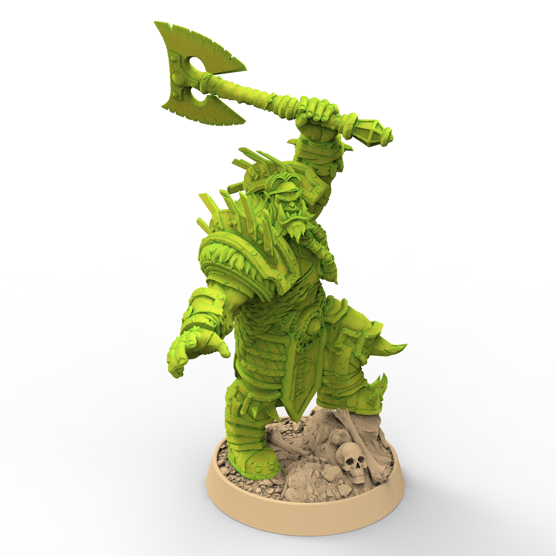 Peau verte - Lot x9 Orks, Les Powerbrokers du Vide, figurines de l'aube
